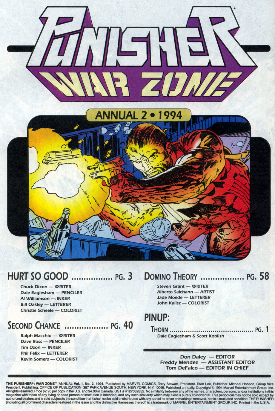 Read online The Punisher War Zone comic -  Issue # Annual 2 - 3