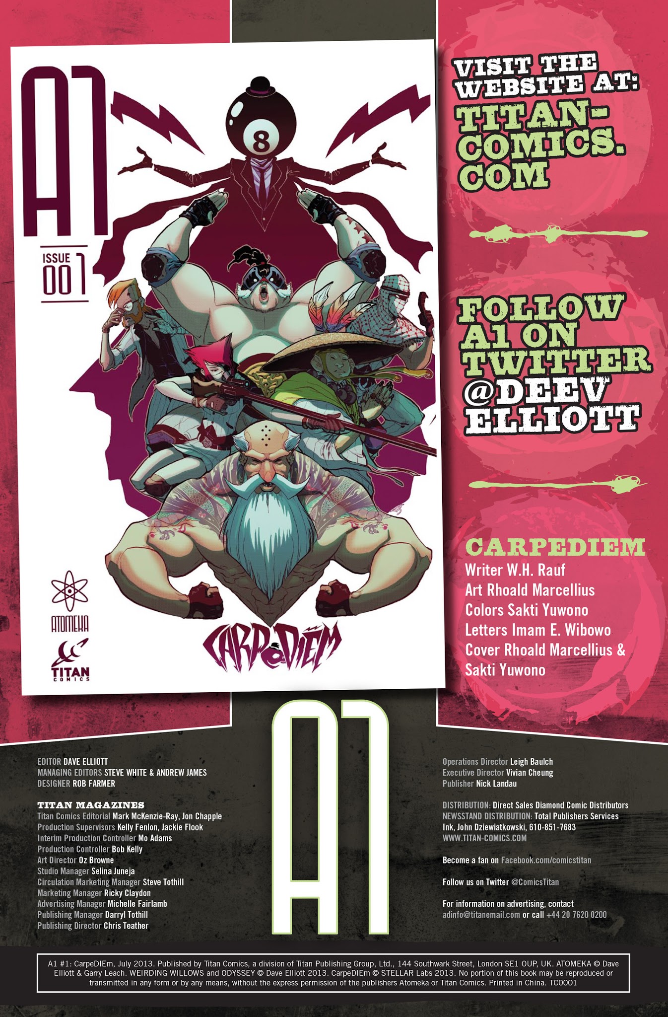 Read online A1: Carpe DIEm comic -  Issue #1 - 2