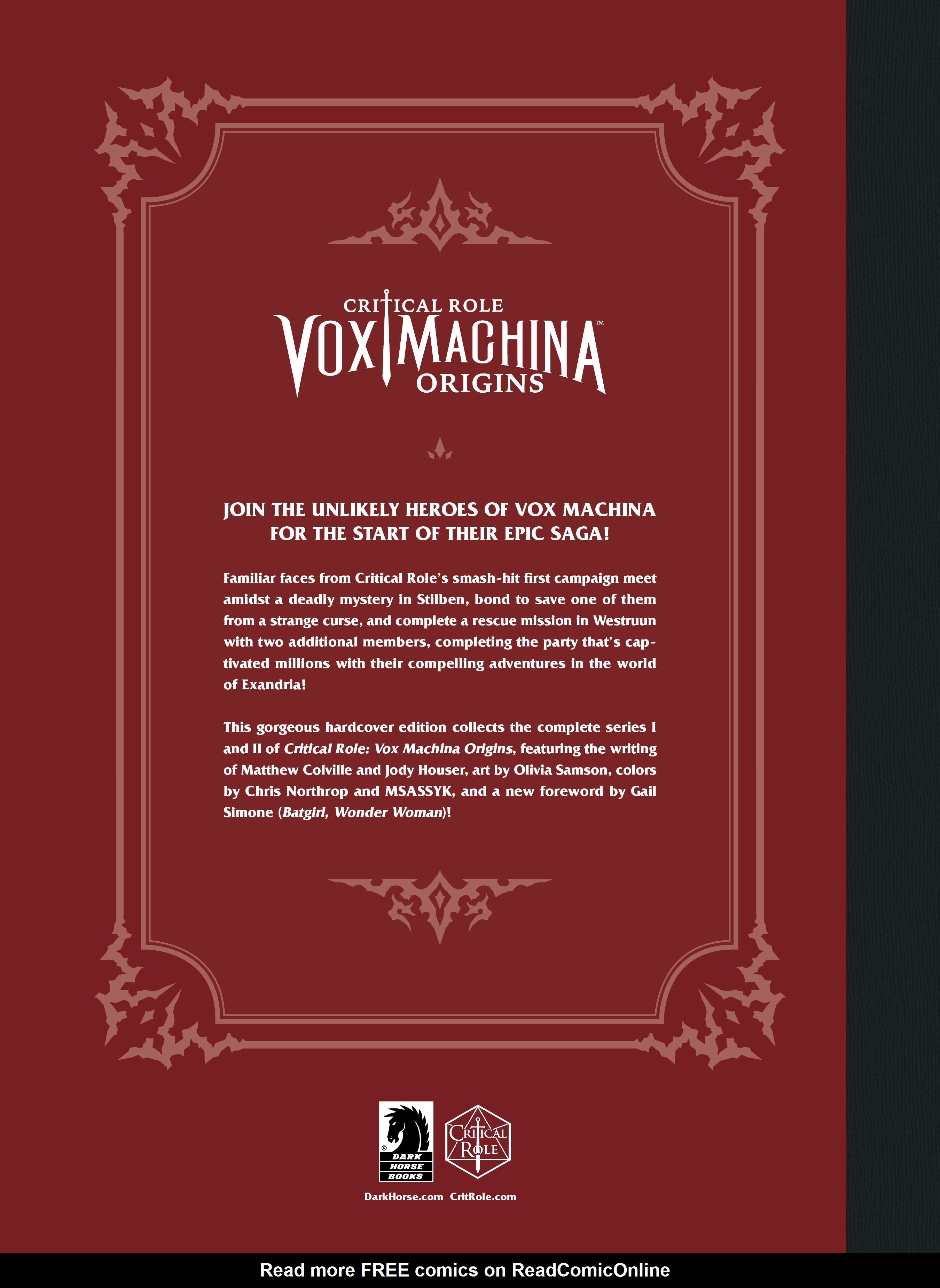Read online Critical Role Vox Machina Origins comic -  Issue # (2019) _TPB Library Edition (Part 3) - 125