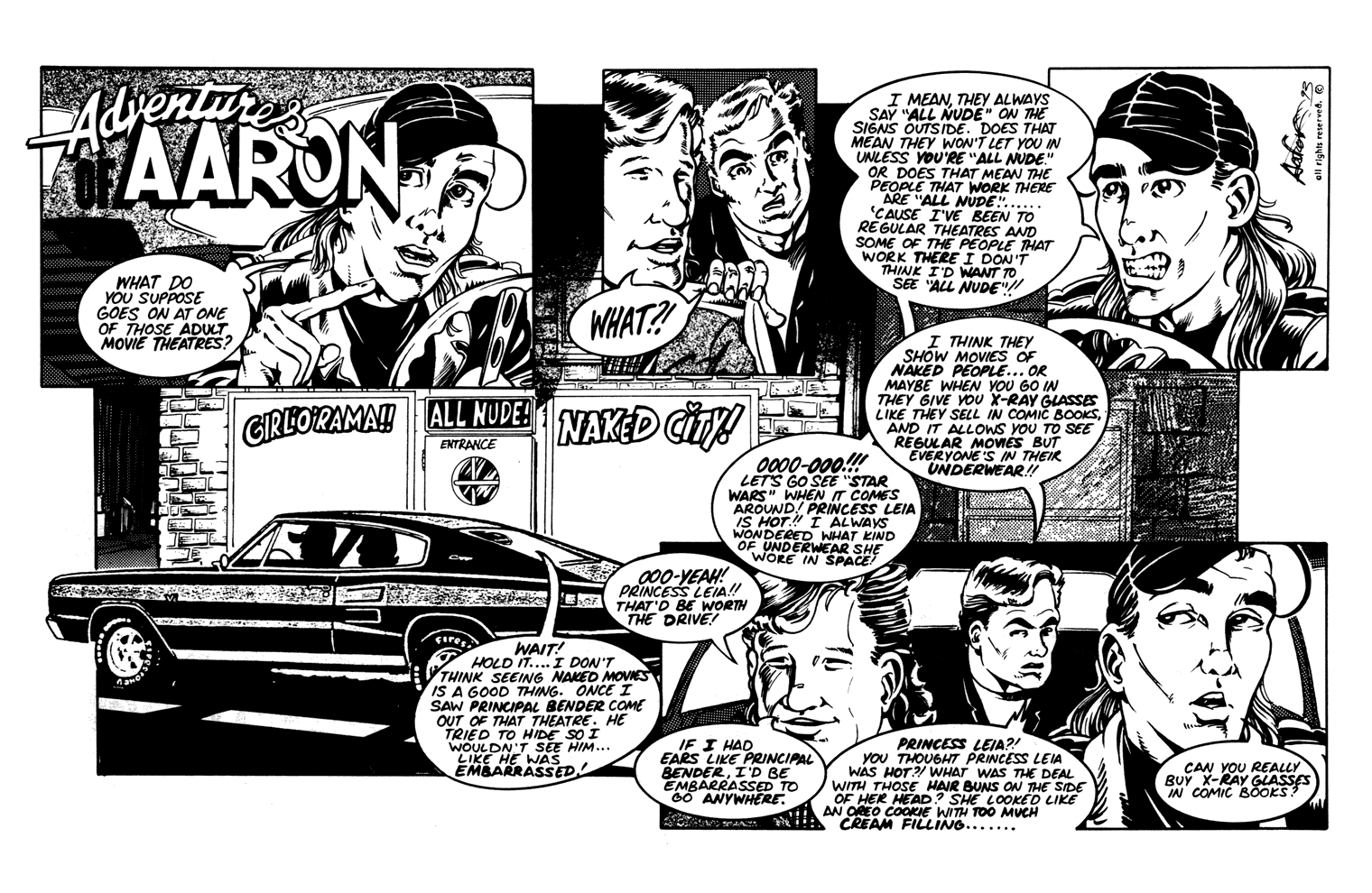 Read online Aaron Strips comic -  Issue #1 - 10