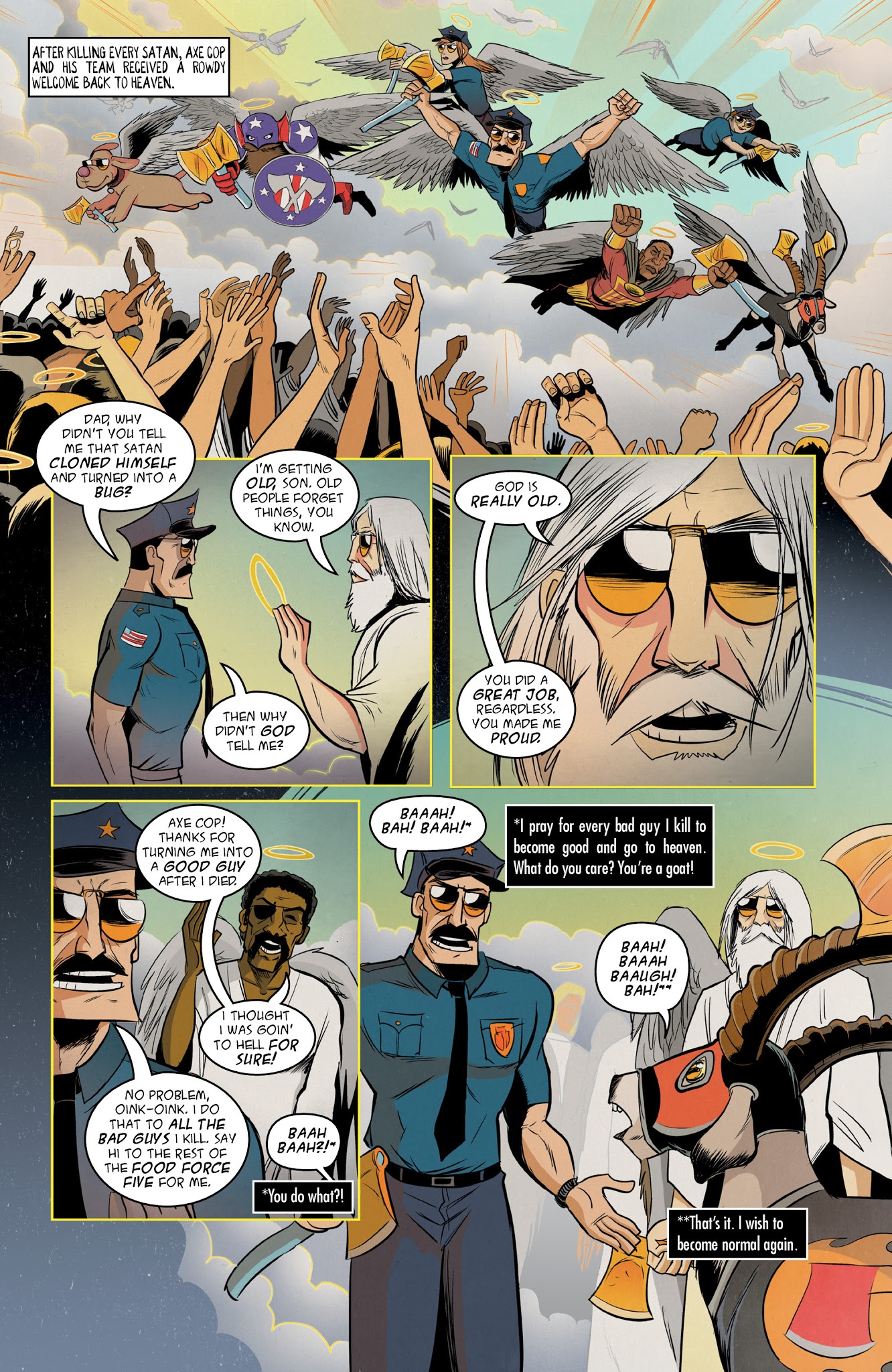 Read online Axe Cop comic -  Issue # TPB 6 - 72