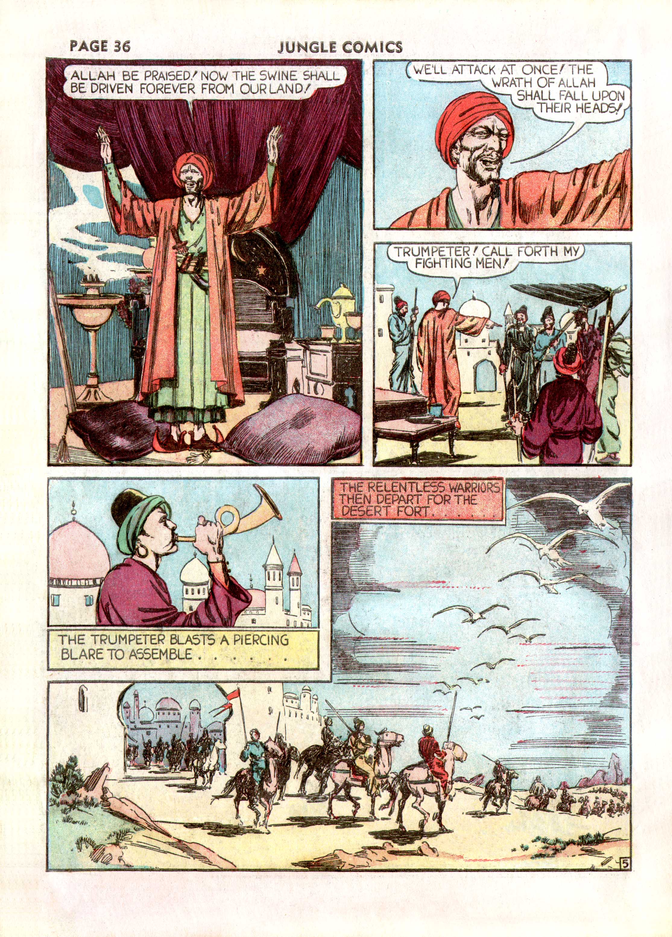 Read online Jungle Comics comic -  Issue #2 - 38