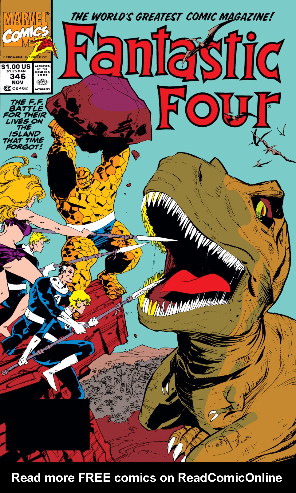 Read online Fantastic Four (1961) comic -  Issue #346 - 1