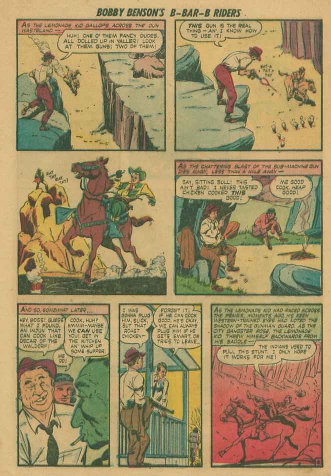 Read online Bobby Benson's B-Bar-B Riders comic -  Issue #1 - 21