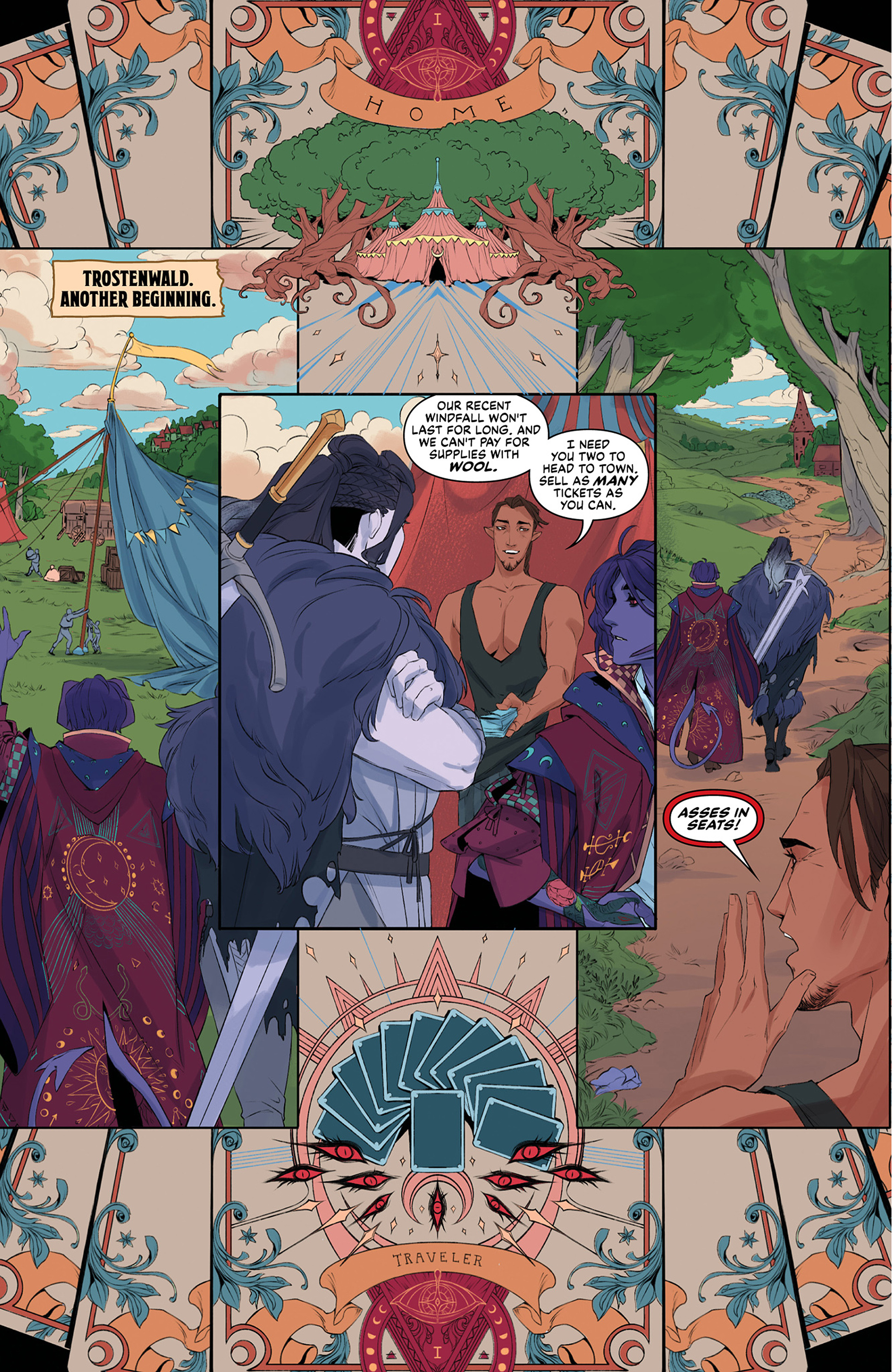 Read online Critical Role: The Mighty Nein Origins - Mollymauk Tealeaf comic -  Issue # Full - 52
