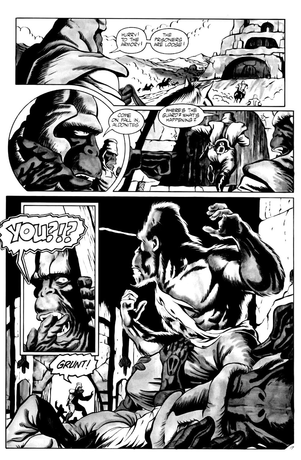 Read online Planet of the Apes (1990) comic -  Issue #4 - 19