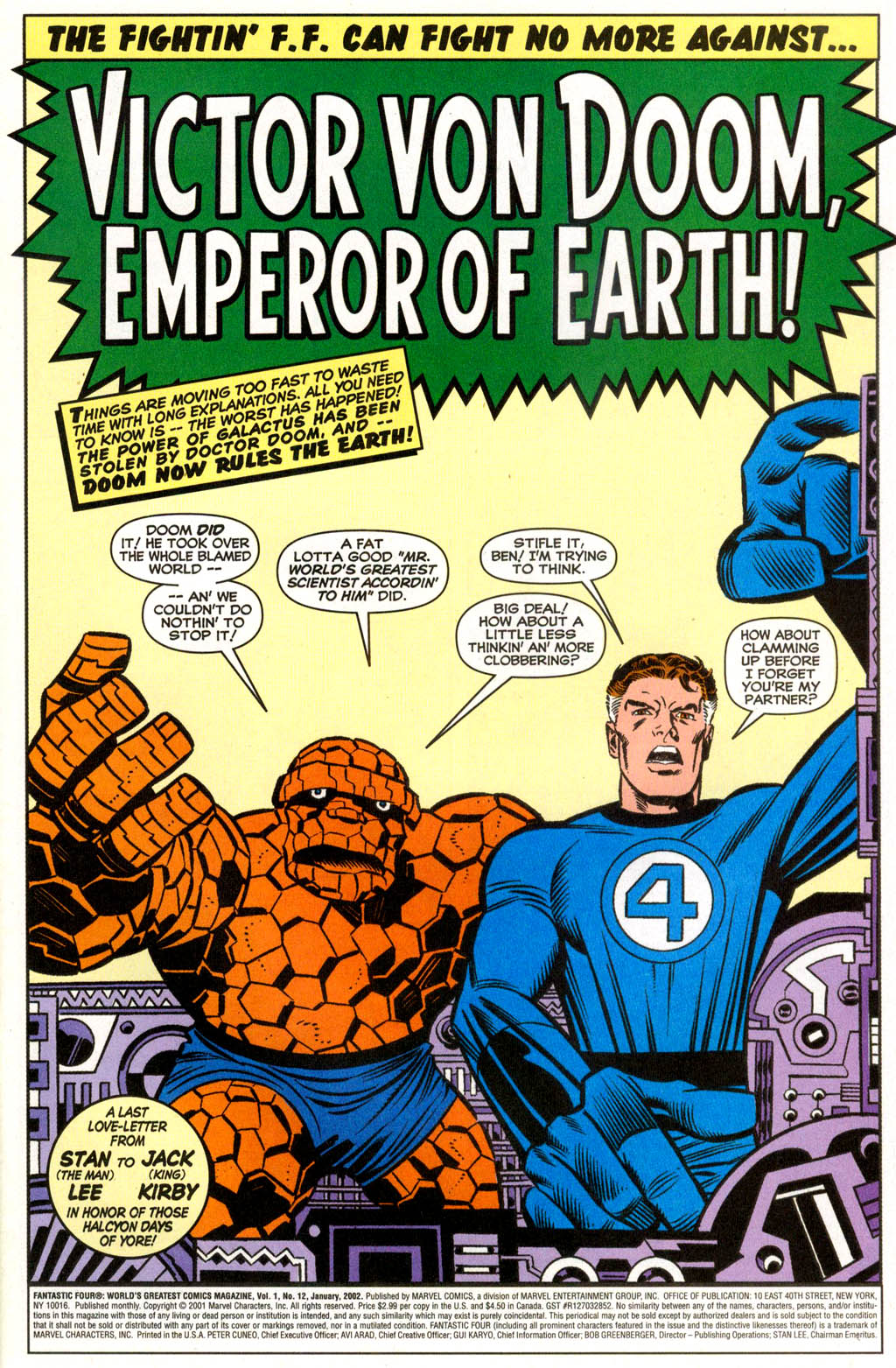 Read online Fantastic Four: World's Greatest Comics Magazine comic -  Issue #12 - 2