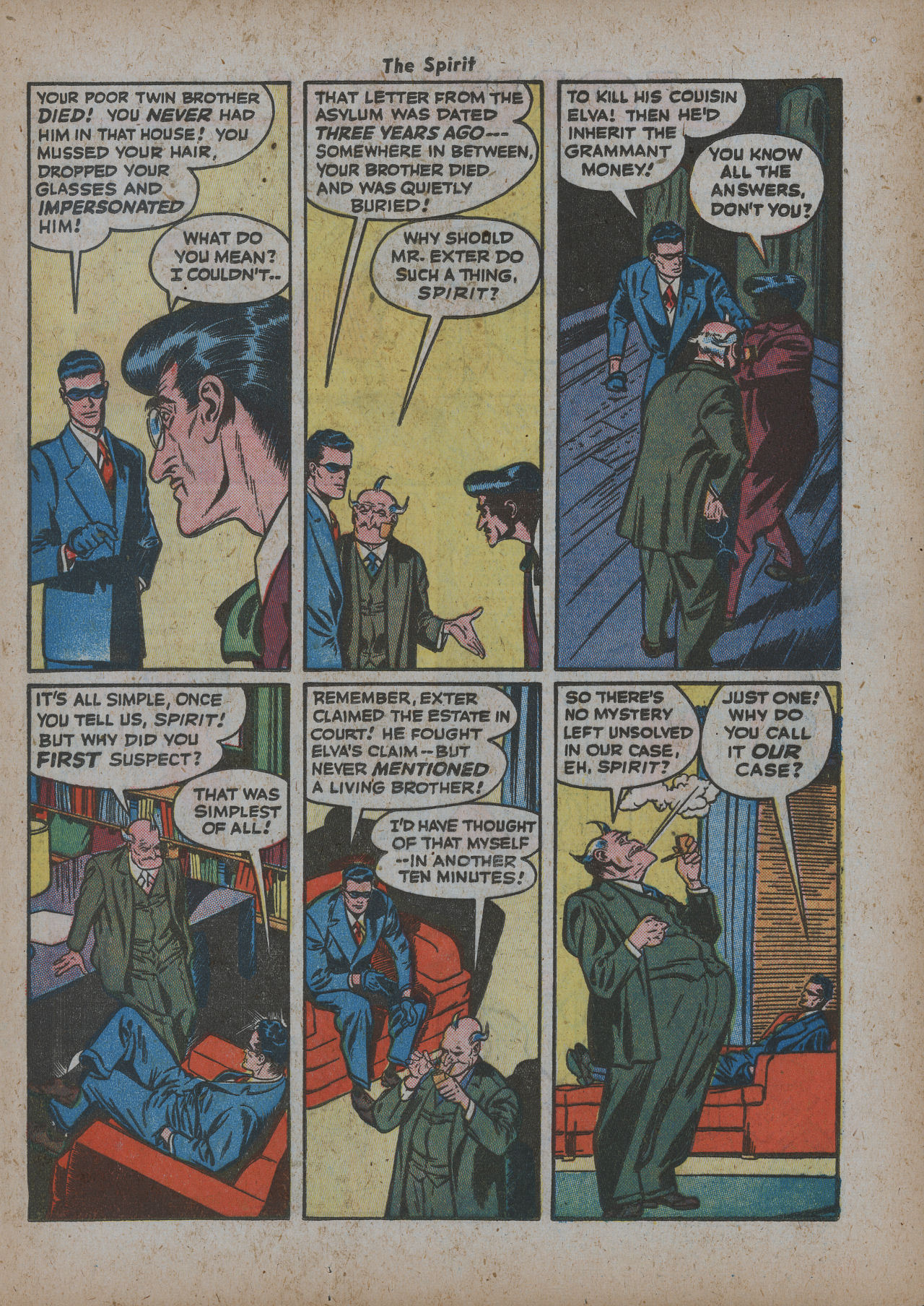 Read online The Spirit (1944) comic -  Issue #13 - 33