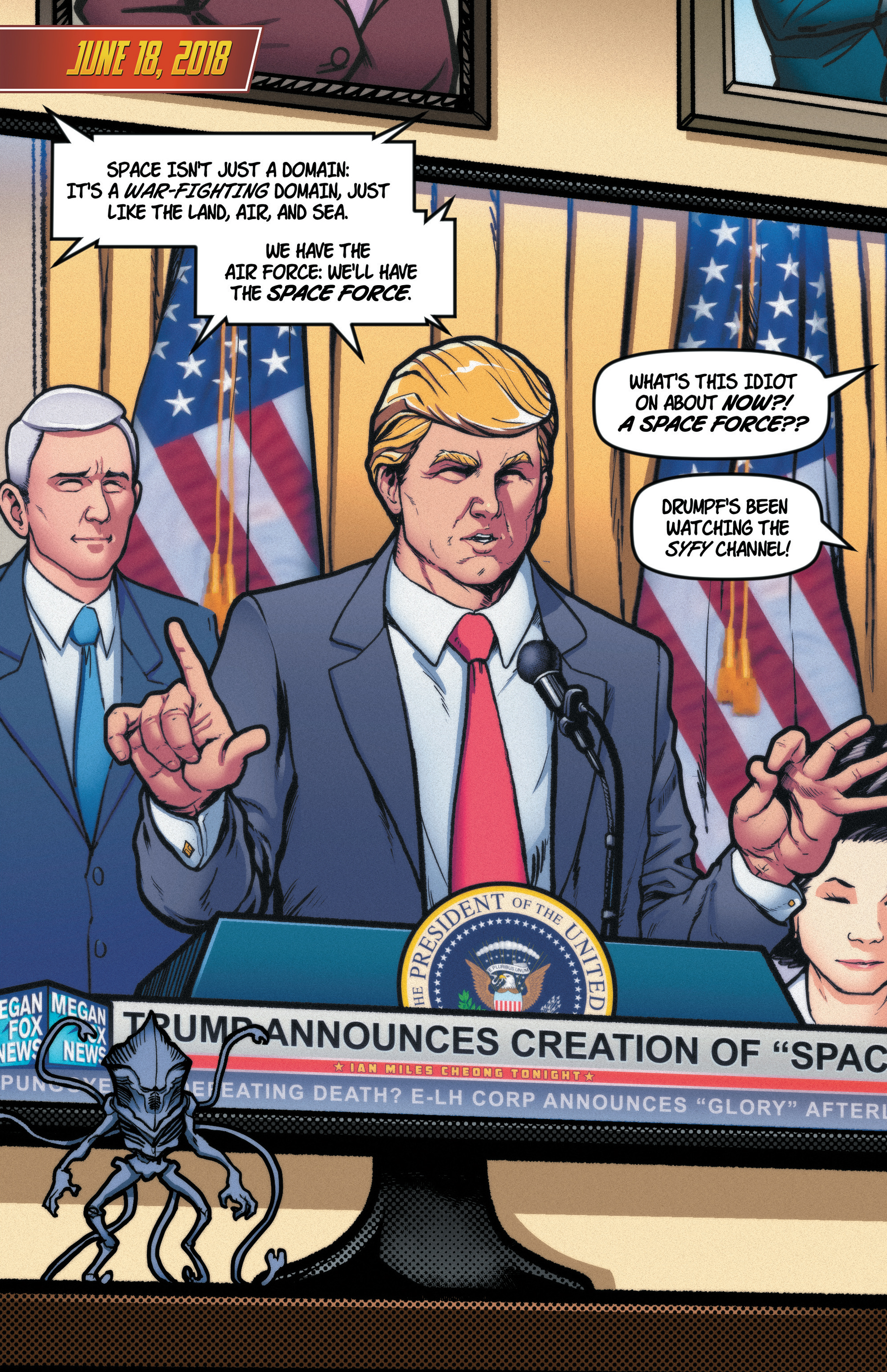 Read online Trump's Space Force comic -  Issue # Full - 3