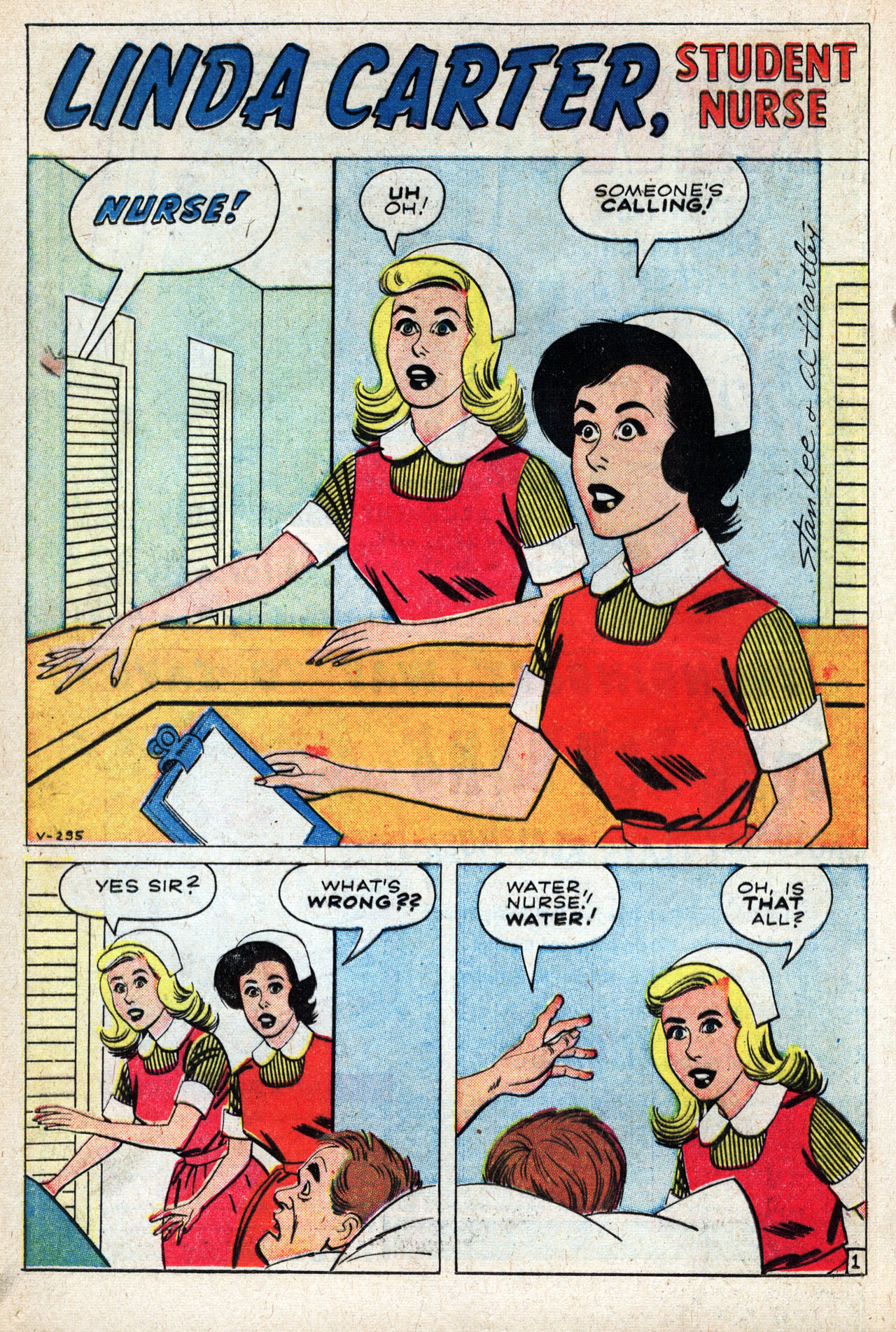 Read online Linda Carter, Student Nurse comic -  Issue #1 - 20