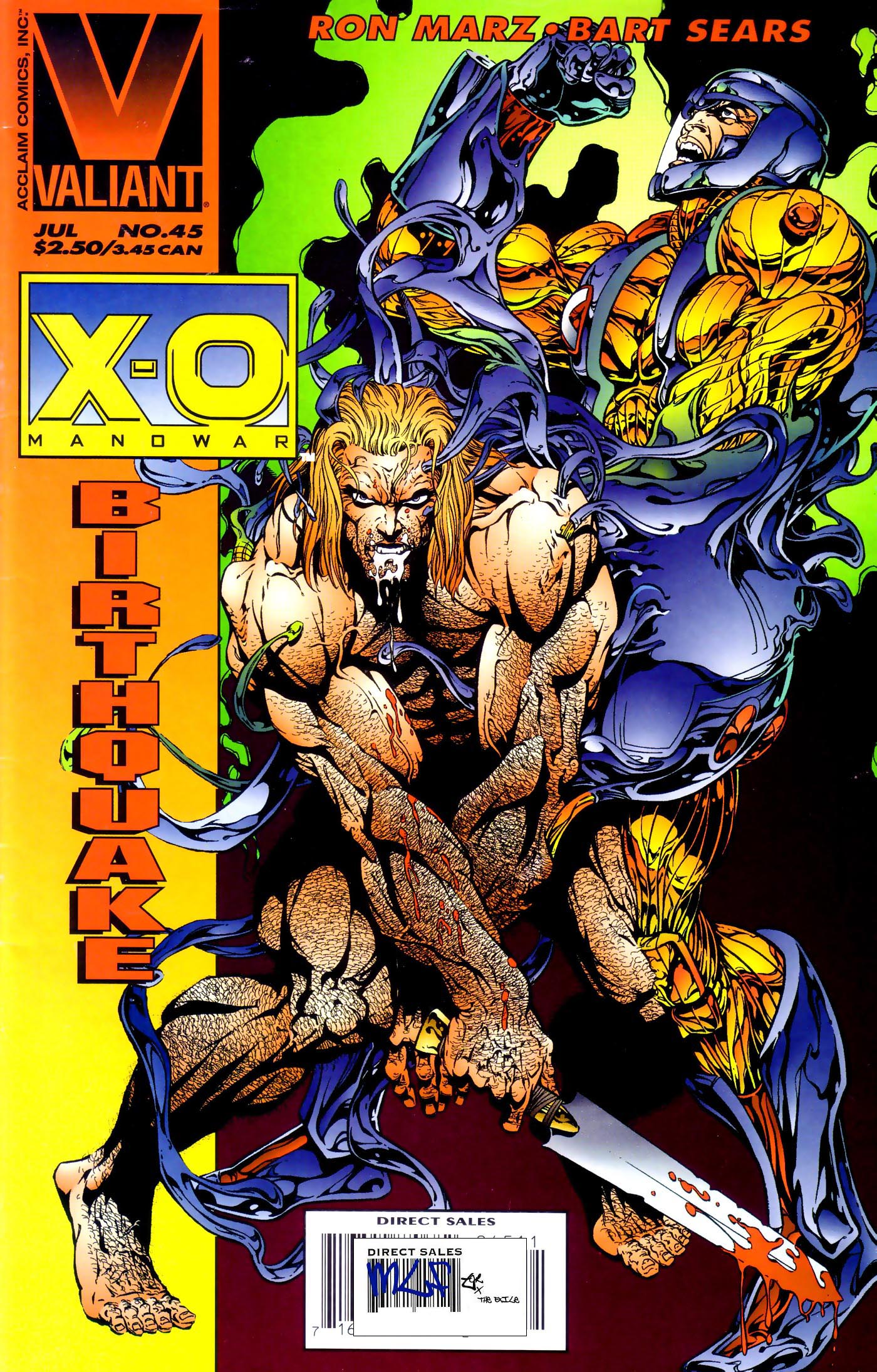 Read online X-O Manowar (1992) comic -  Issue #45 - 1