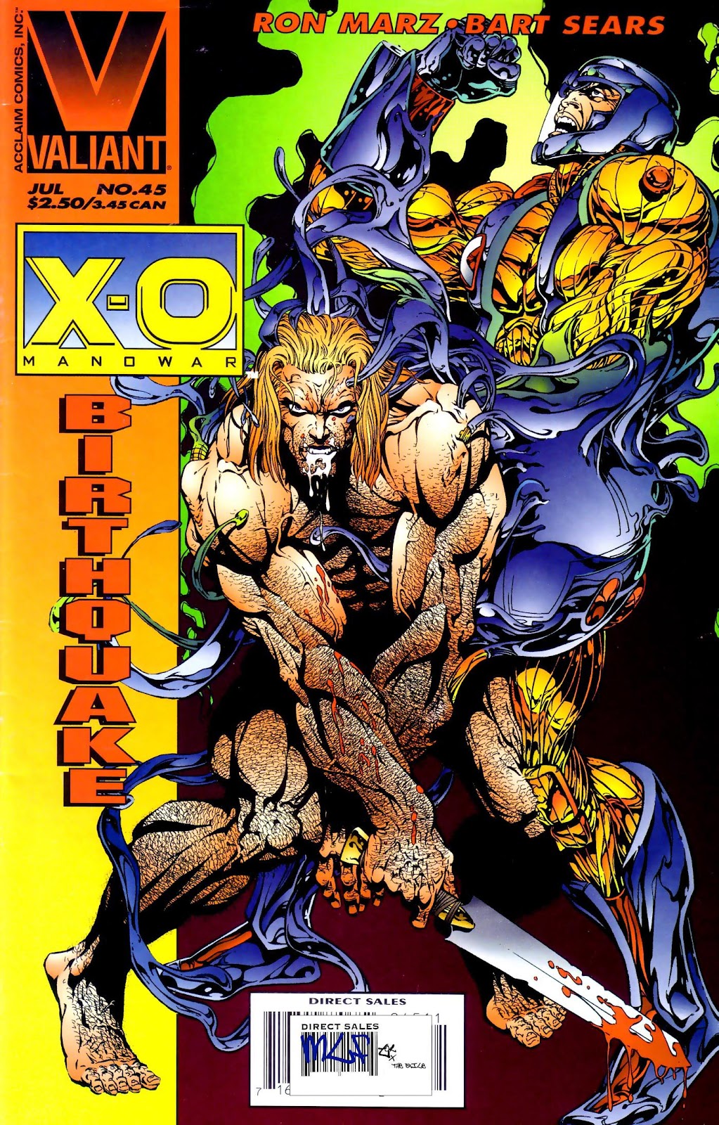 X-O Manowar (1992) issue 45 - Page 1