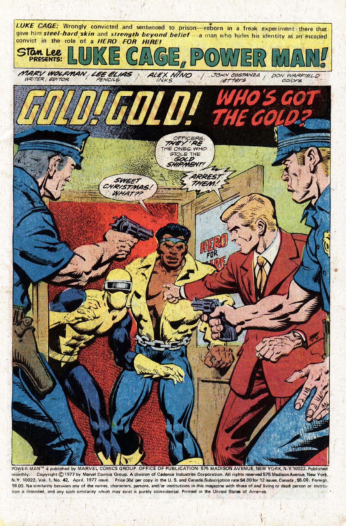 Read online Power Man comic -  Issue #42 - 2