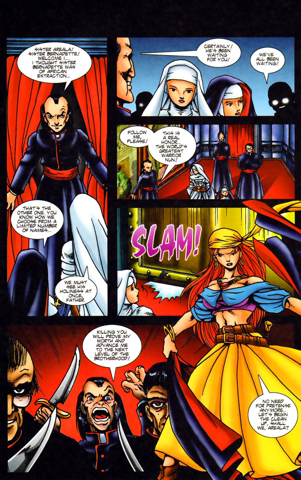 Read online Warrior Nun Areala: Scorpio Rose comic -  Issue #4 - 7