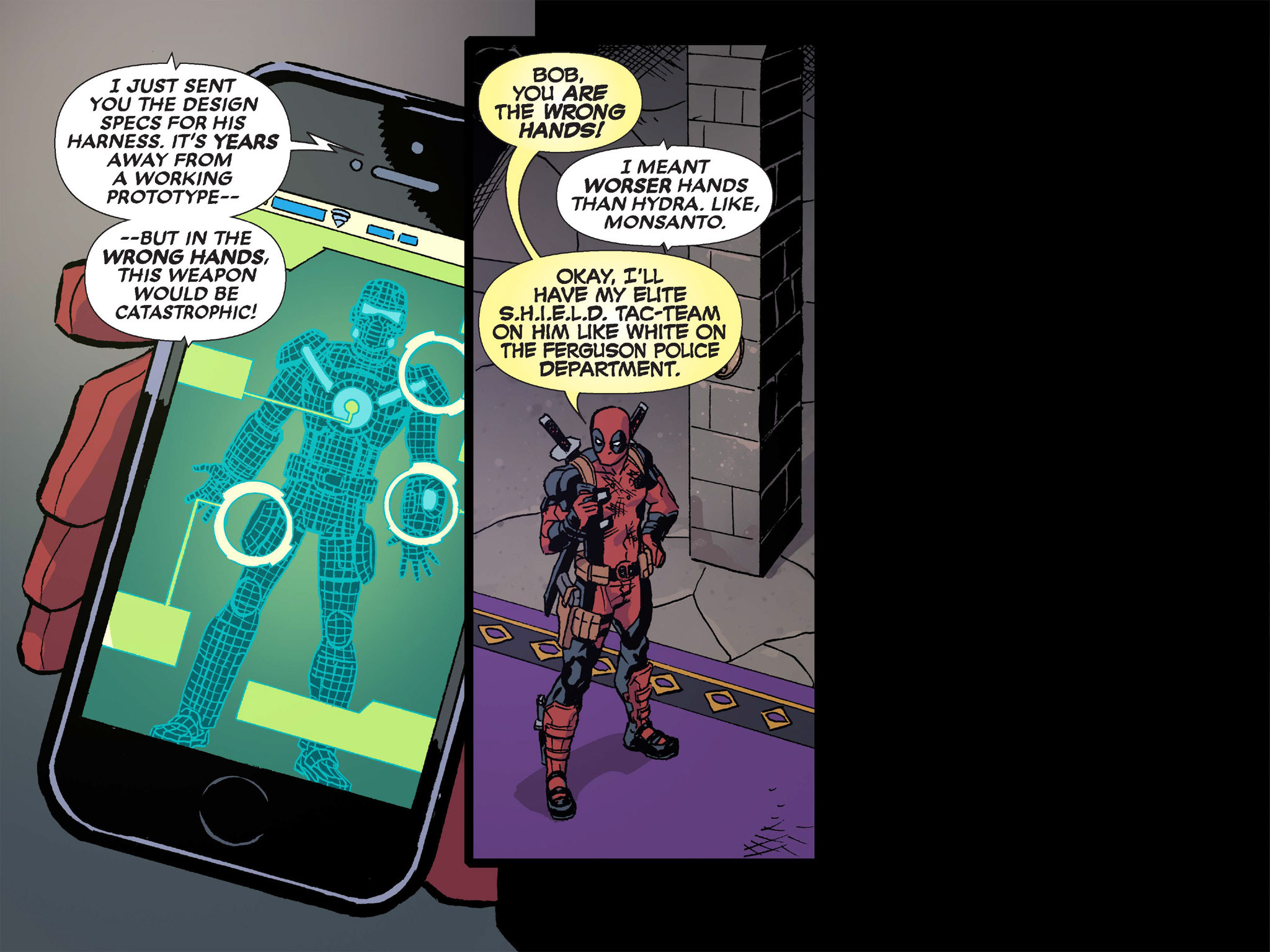 Read online Deadpool & Cable: Split Second Infinite Comic comic -  Issue #1 - 45
