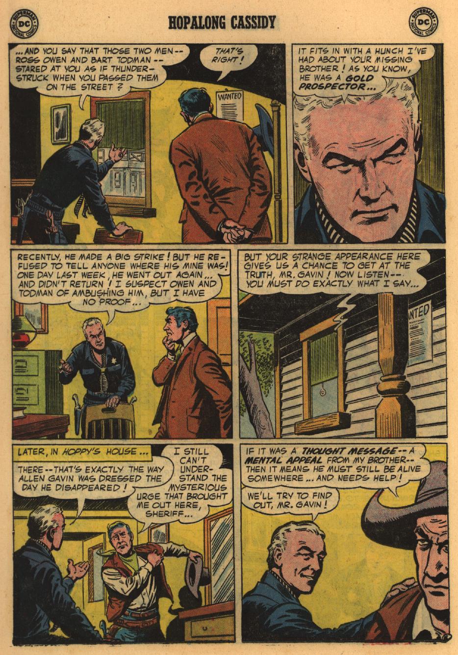 Read online Hopalong Cassidy comic -  Issue #115 - 16