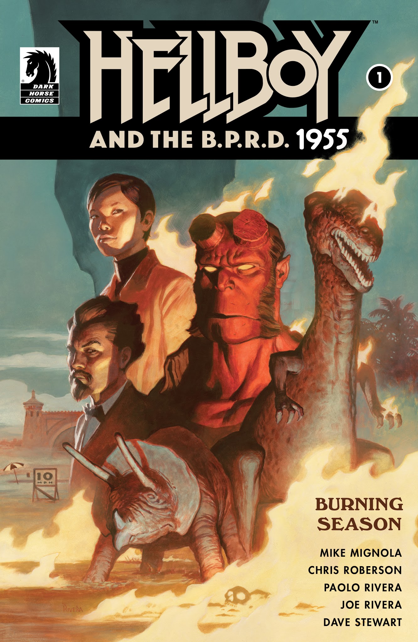 Read online Hellboy and the B.P.R.D.: 1955--Burning Season comic -  Issue # Full - 1