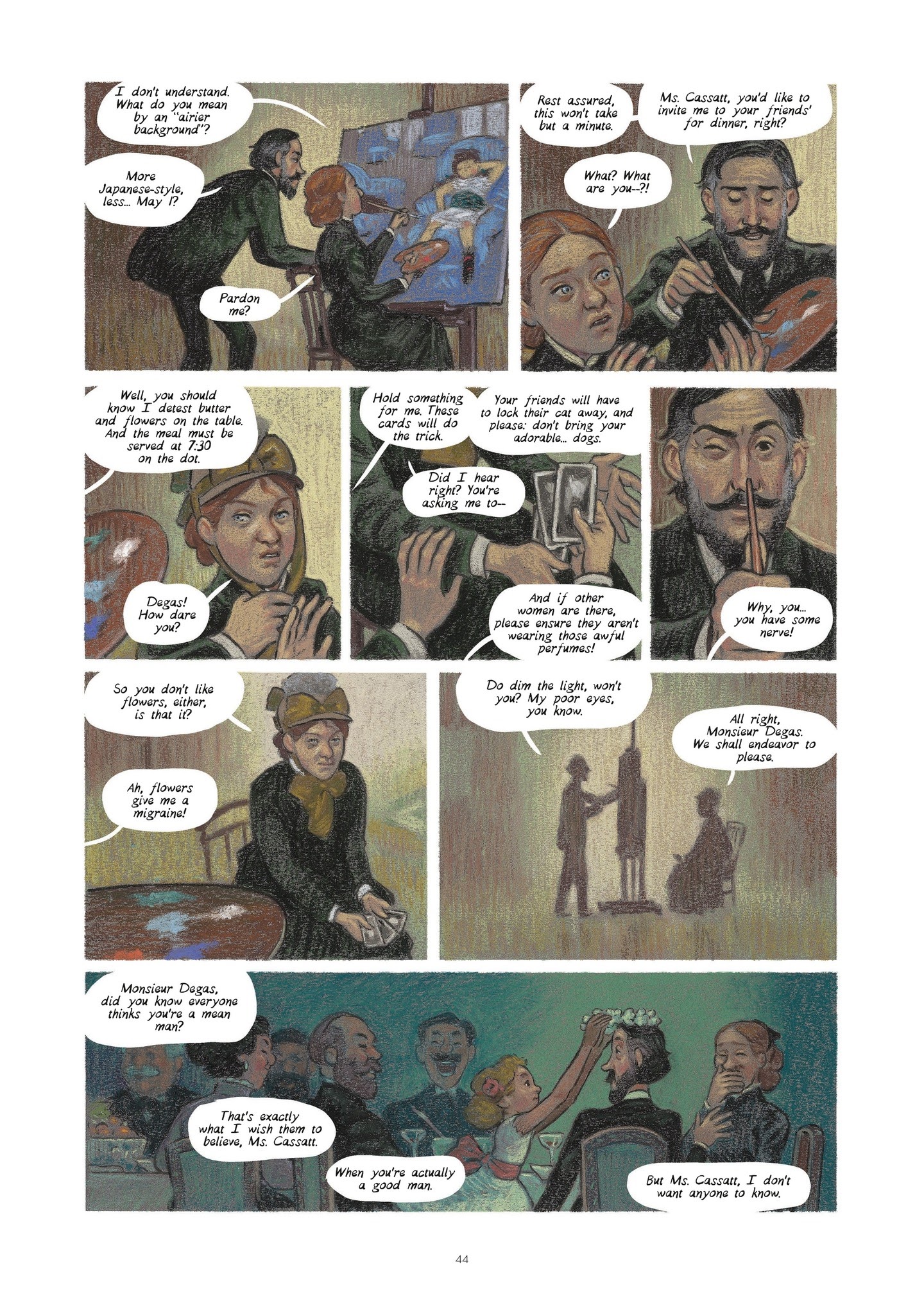 Read online Degas and Cassatt: The Dance of Solitude comic -  Issue # TPB - 43