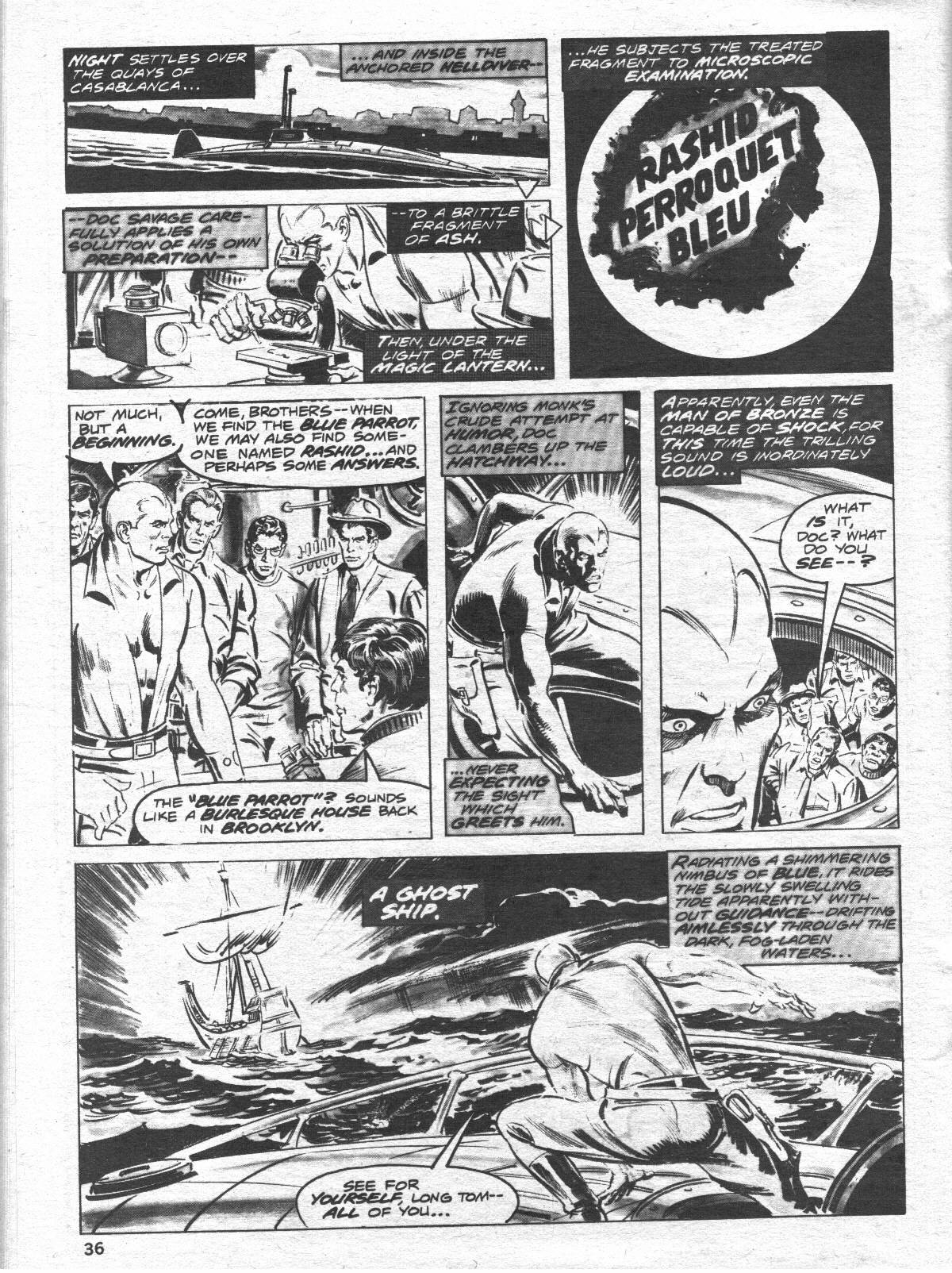 Read online Doc Savage (1975) comic -  Issue #4 - 36