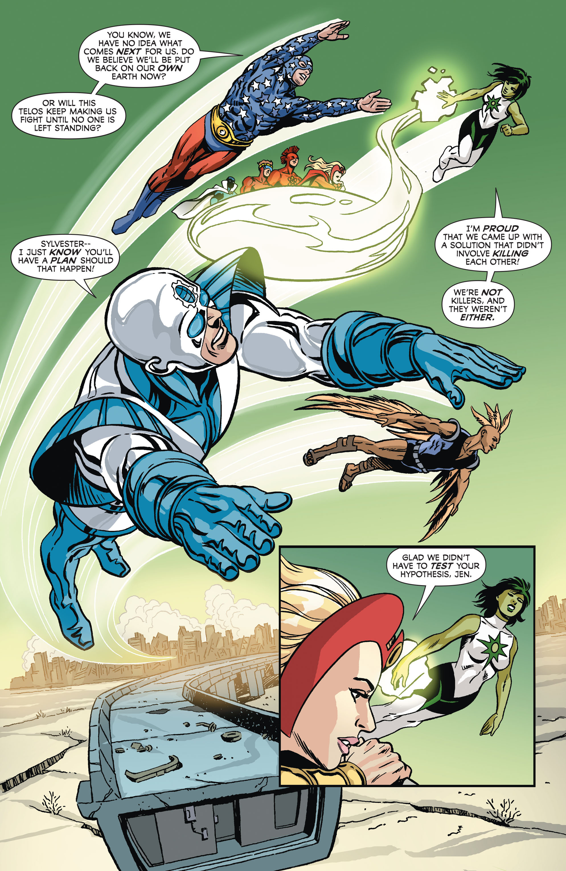 Read online Convergence Infinity Inc. comic -  Issue #2 - 19