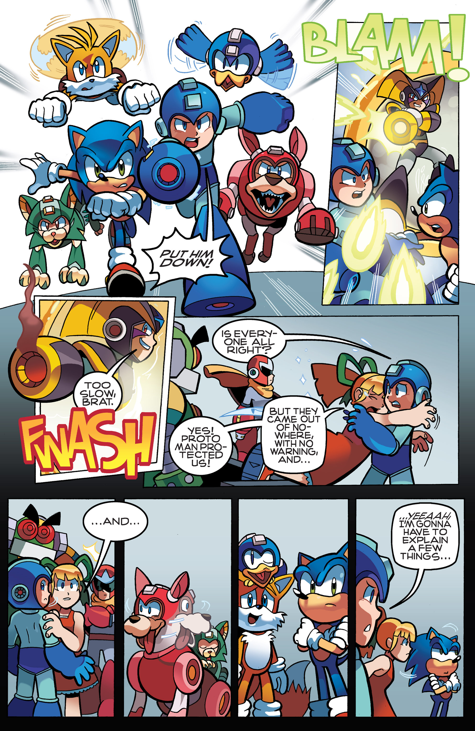 Read online Sonic Mega Man Worlds Collide comic -  Issue # Vol 1 - 105