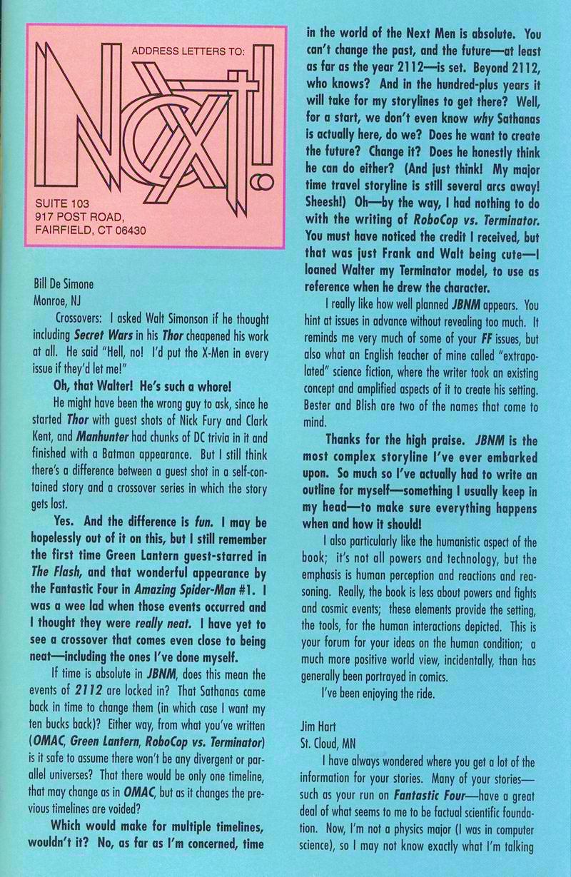 Read online John Byrne's Next Men (1992) comic -  Issue #20 - 27