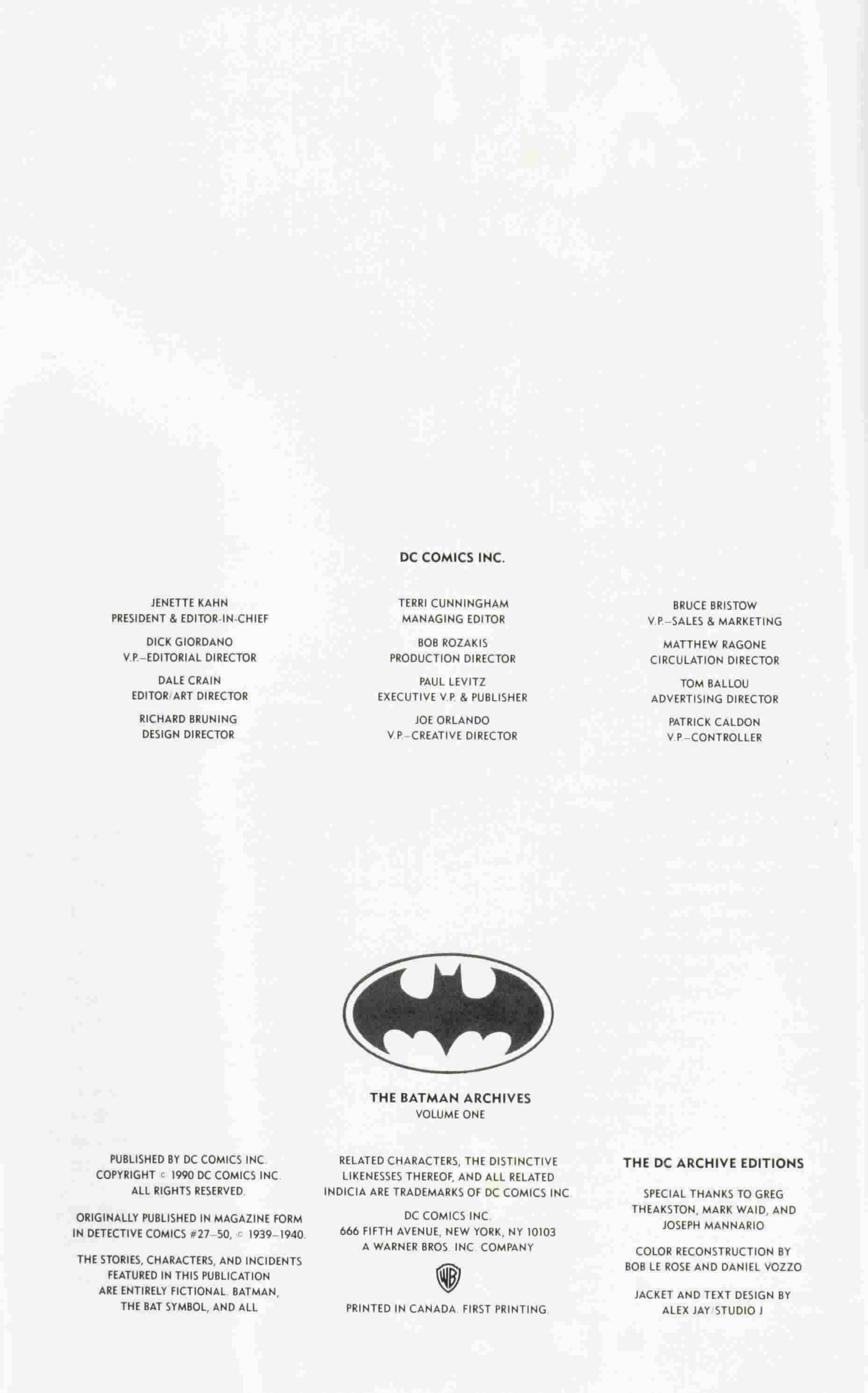 Read online Batman Archives comic -  Issue # TPB 1 (Part 1) - 4