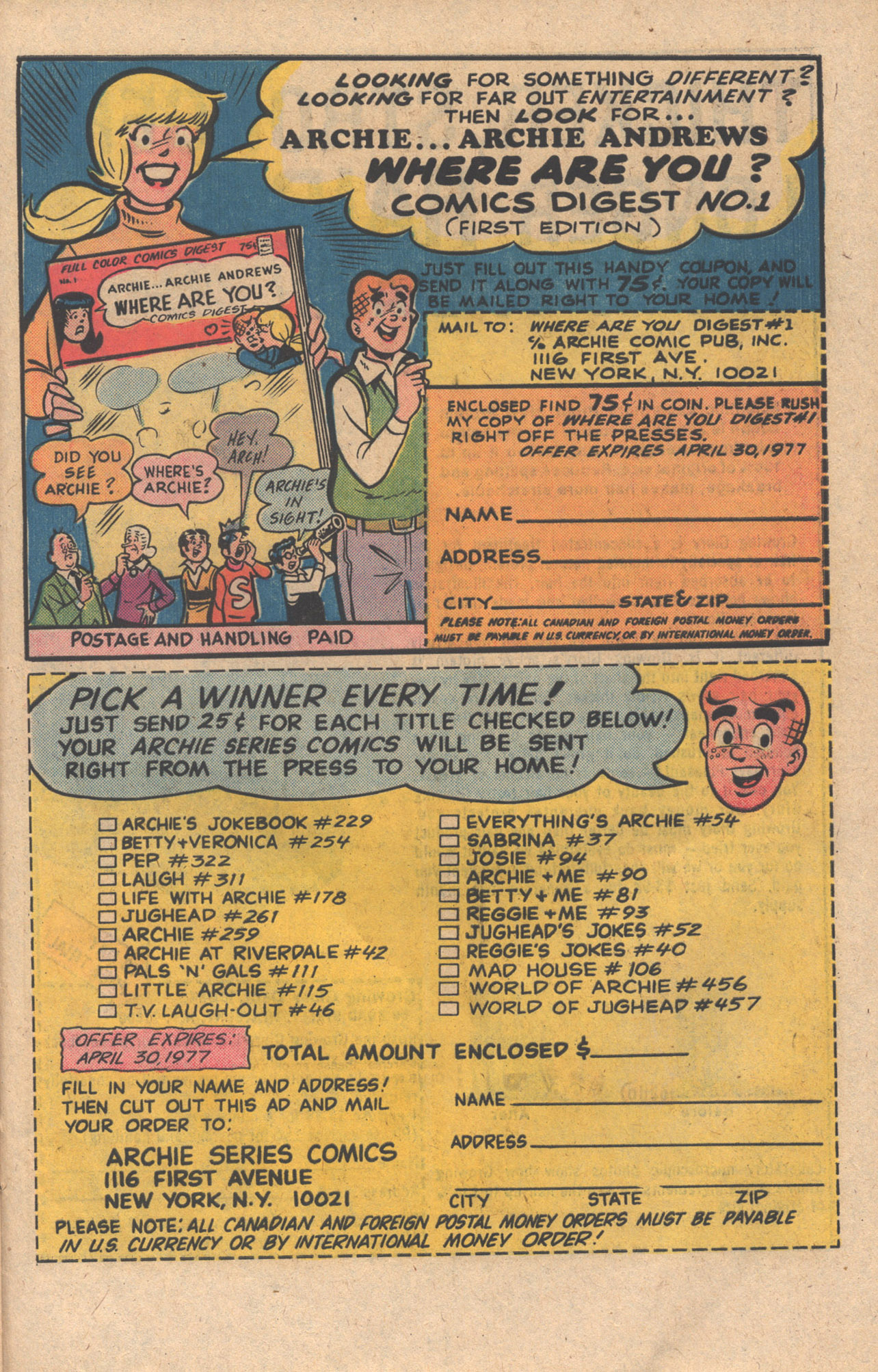 Read online Life With Archie (1958) comic -  Issue #177 - 27