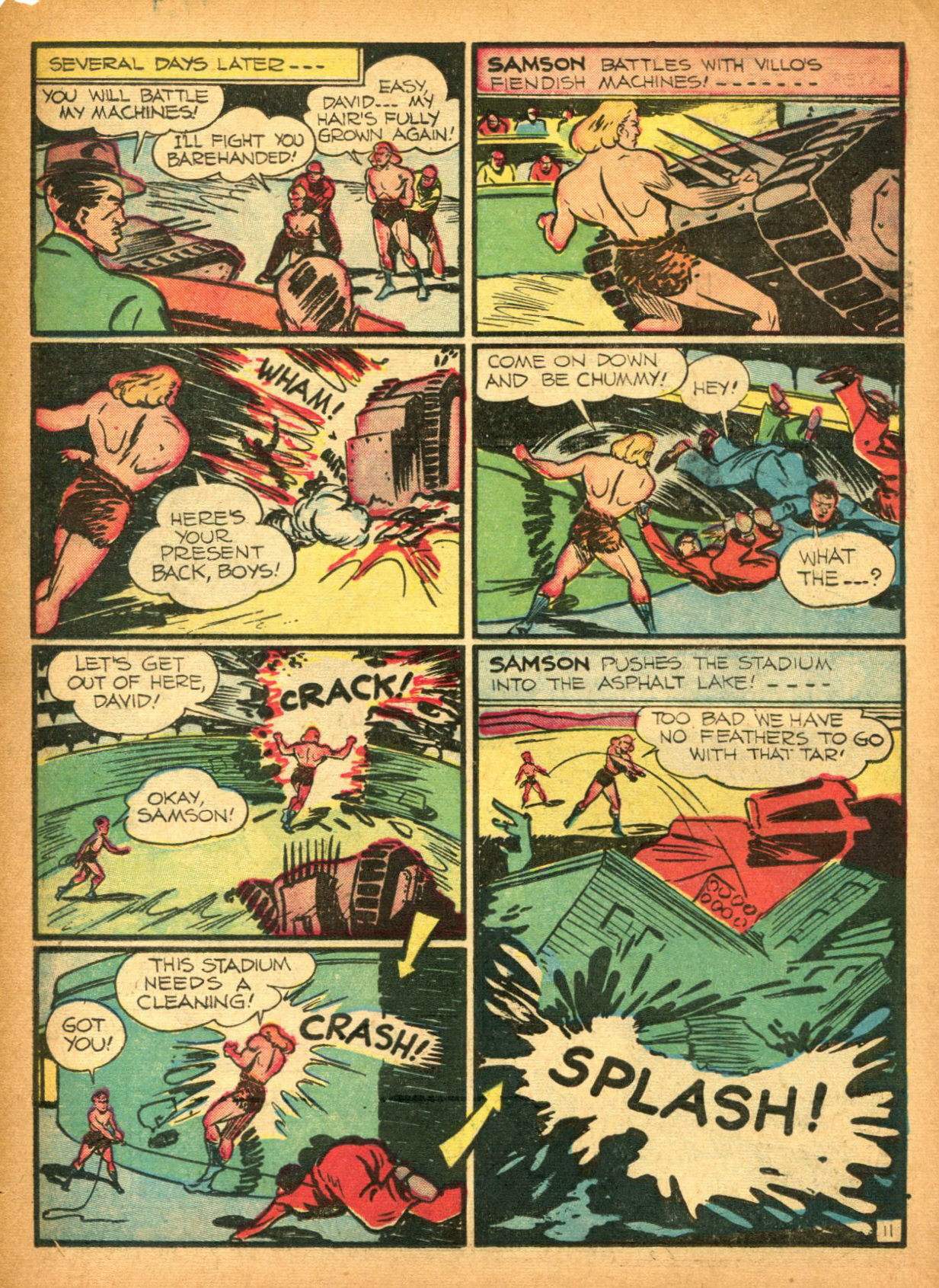 Read online Samson (1940) comic -  Issue #2 - 46