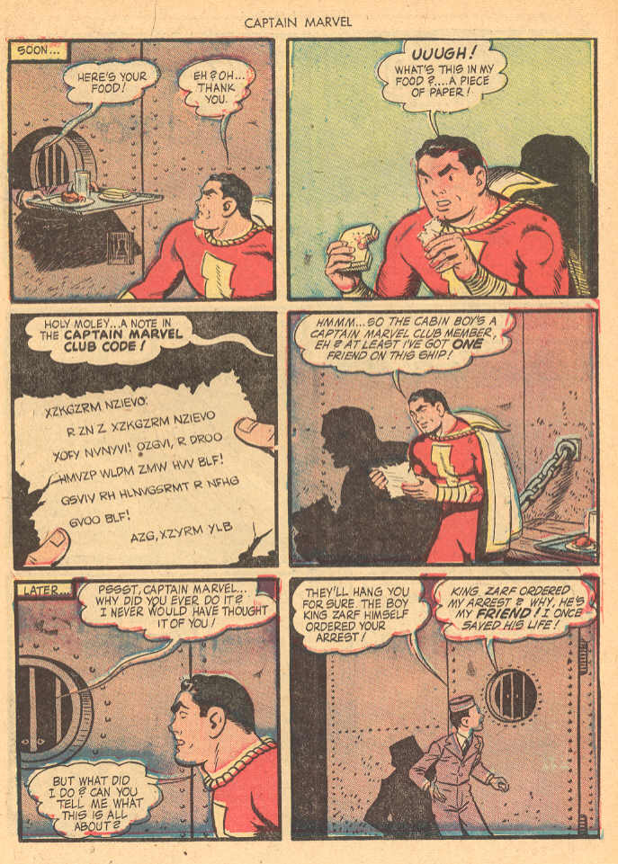 Read online Captain Marvel Adventures comic -  Issue #33 - 39