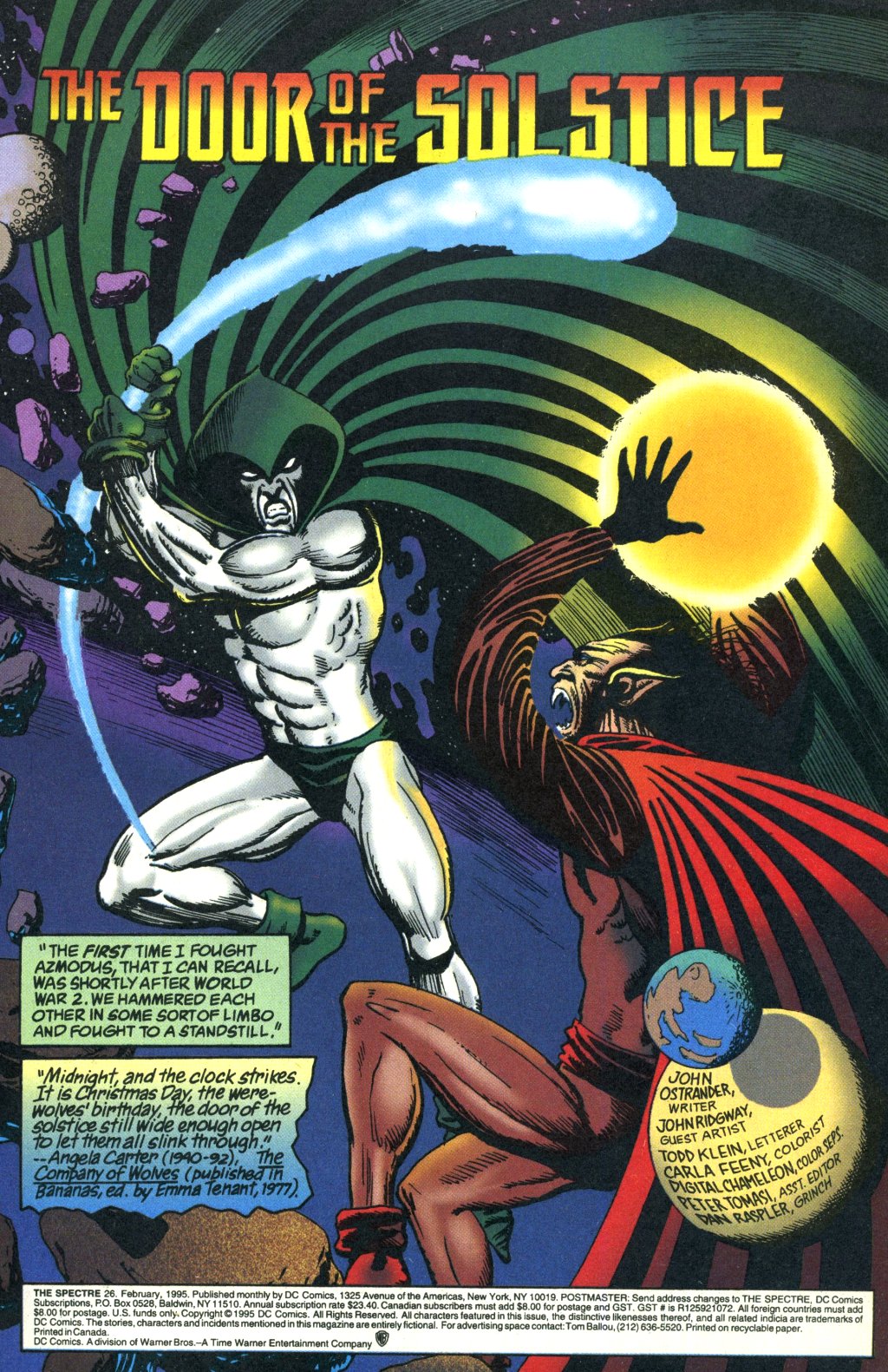 Read online The Spectre (1992) comic -  Issue #26 - 2