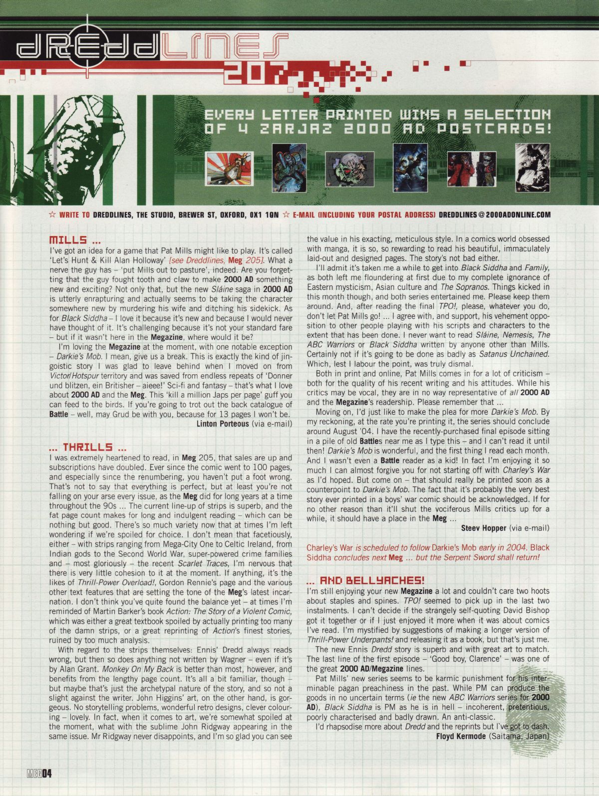 Judge Dredd Megazine (Vol. 5) issue 207 - Page 4