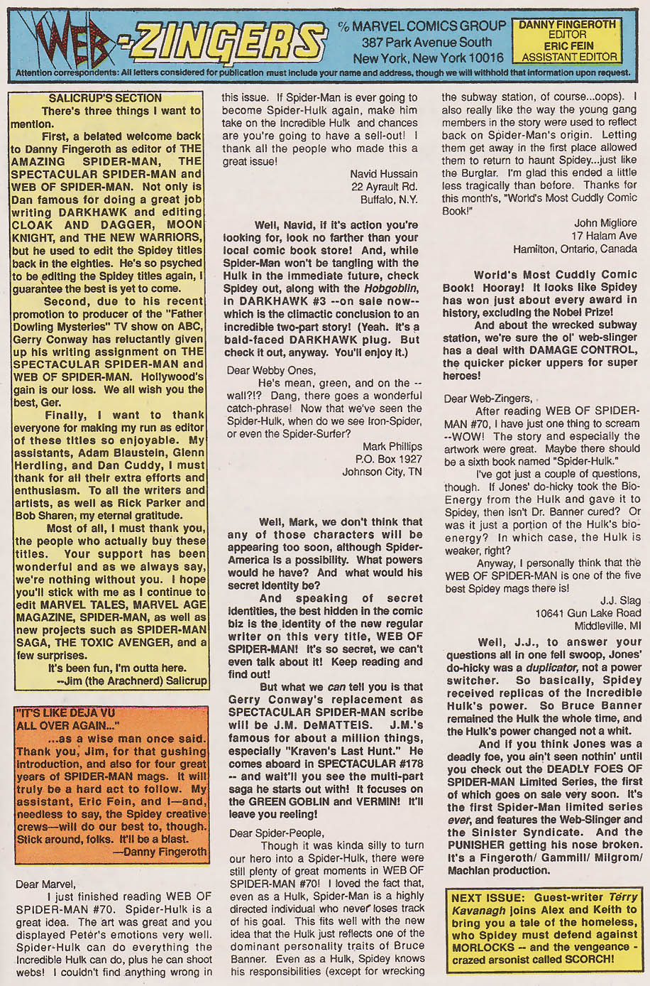 Read online Web of Spider-Man (1985) comic -  Issue #76 - 24