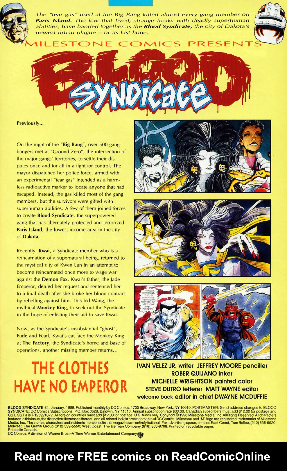 Read online Blood Syndicate comic -  Issue #34 - 2