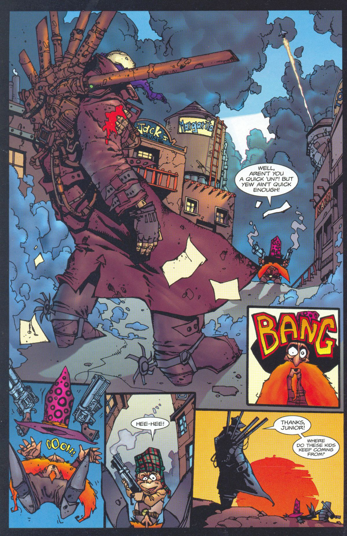 Read online Dead or Alive -- A Cyberpunk Western comic -  Issue #2 - 20