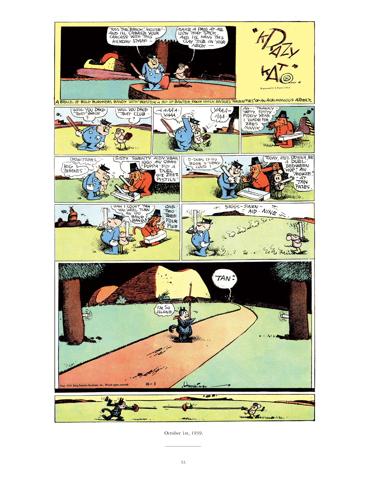 Read online Krazy & Ignatz comic -  Issue # TPB 11 - 51
