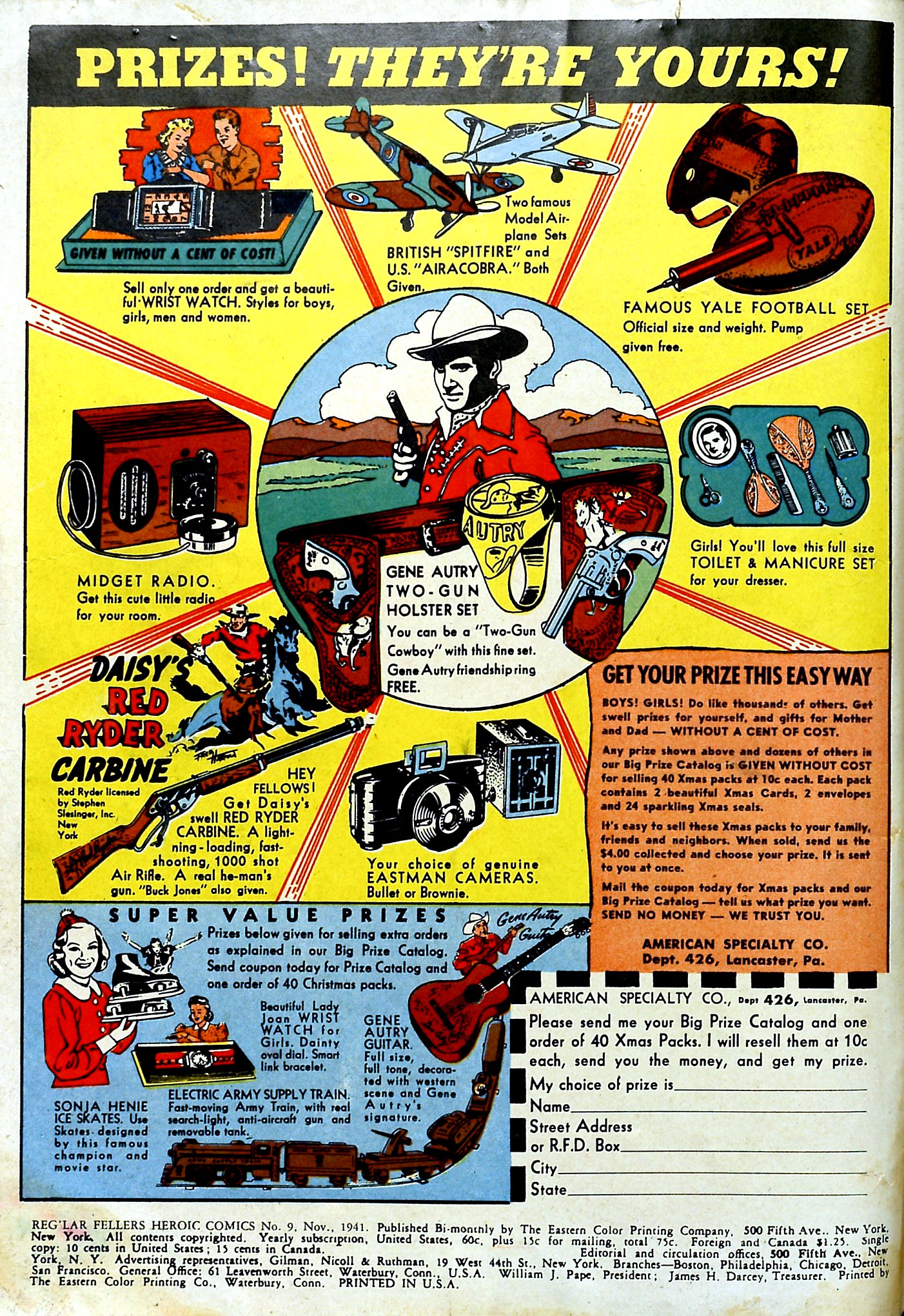 Read online Reg'lar Fellers Heroic Comics comic -  Issue #9 - 2