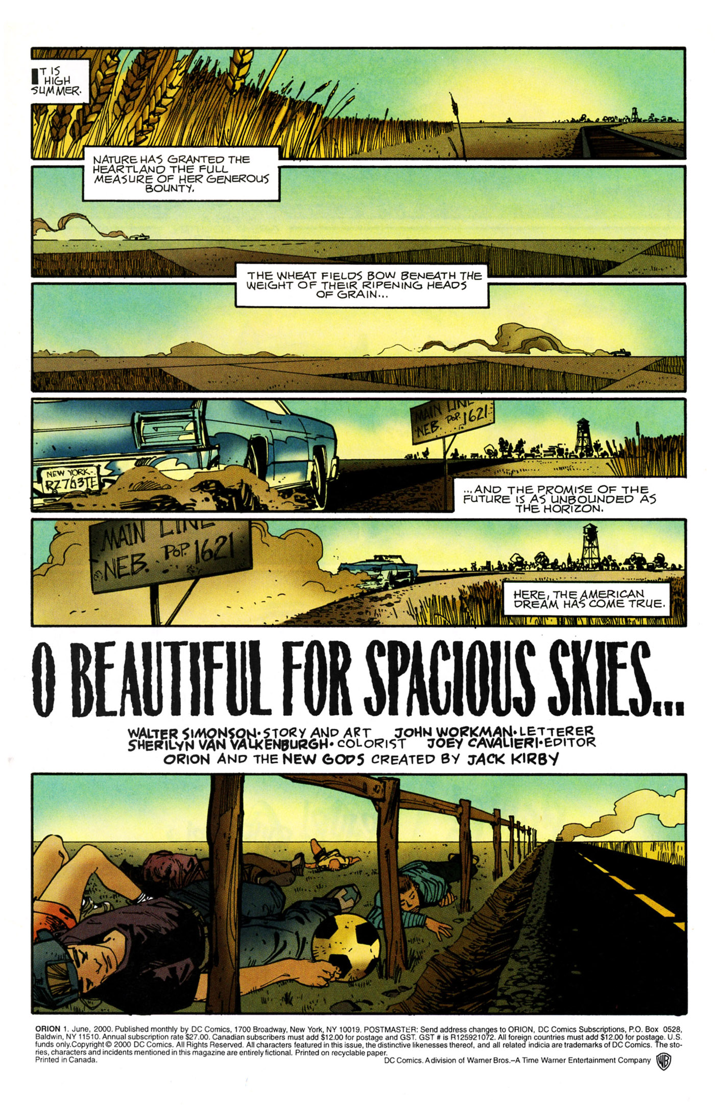 Read online Orion comic -  Issue #1 - 2