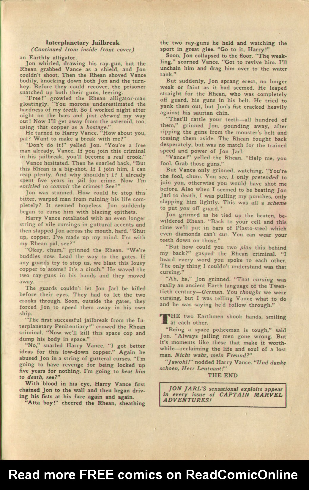 Read online Captain Marvel Adventures comic -  Issue #150 - 35