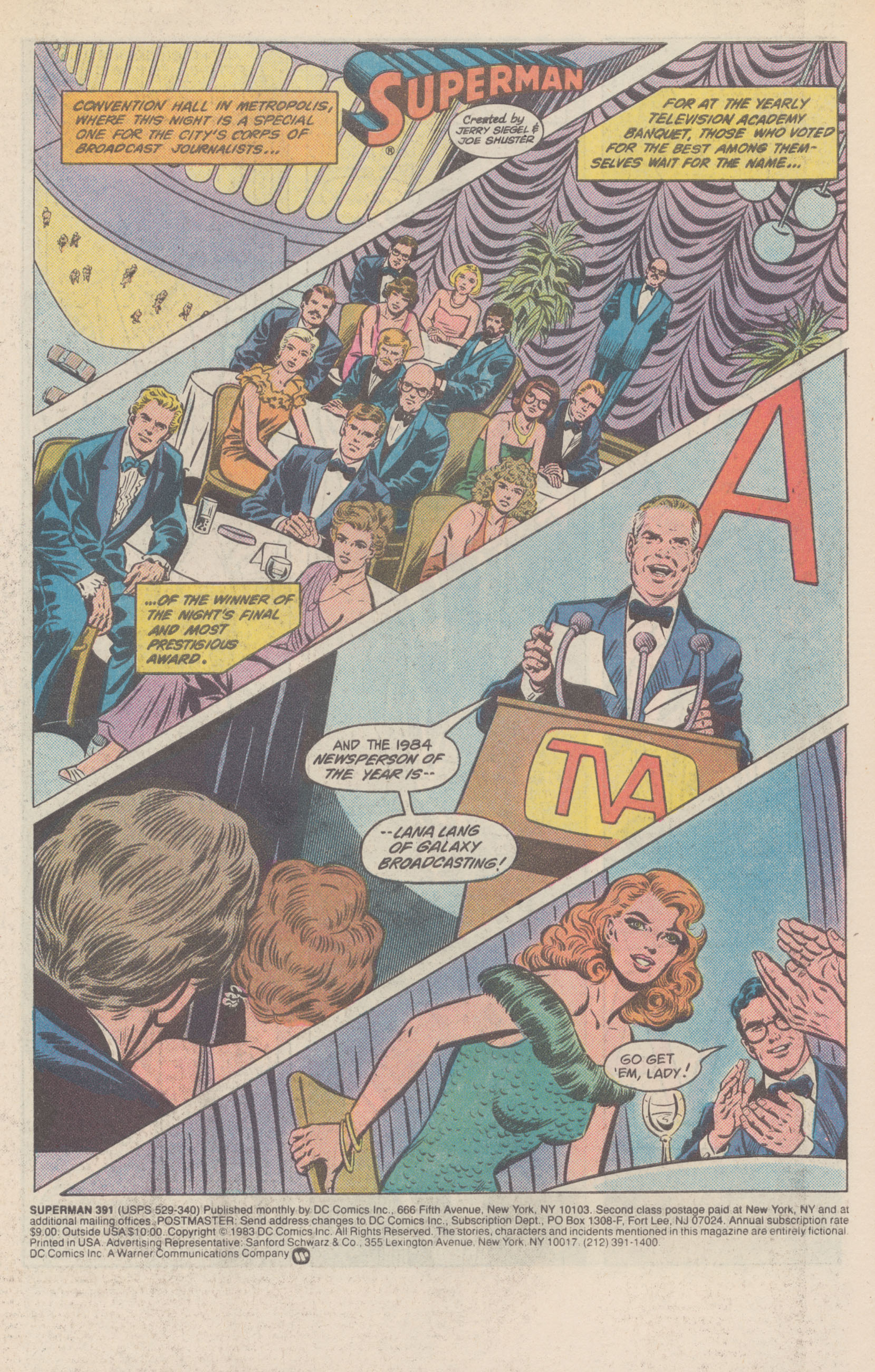 Read online Superman (1939) comic -  Issue #391 - 3