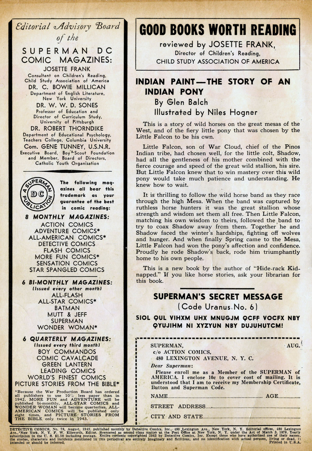 Read online Detective Comics (1937) comic -  Issue #78 - 2