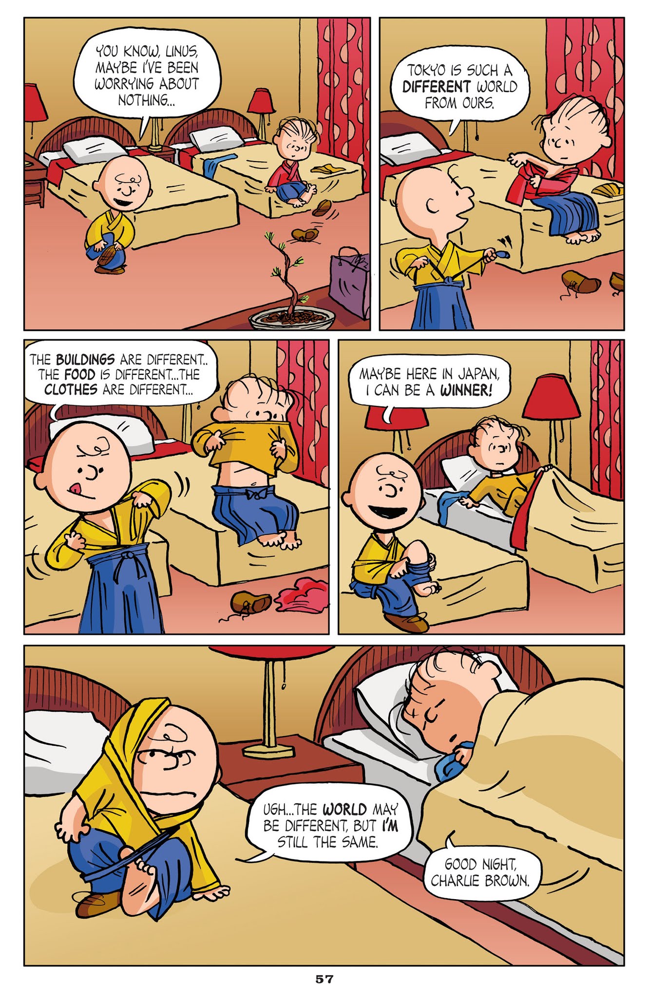 Read online Peanuts: It's Tokyo, Charlie Brown! comic -  Issue # TPB - 56