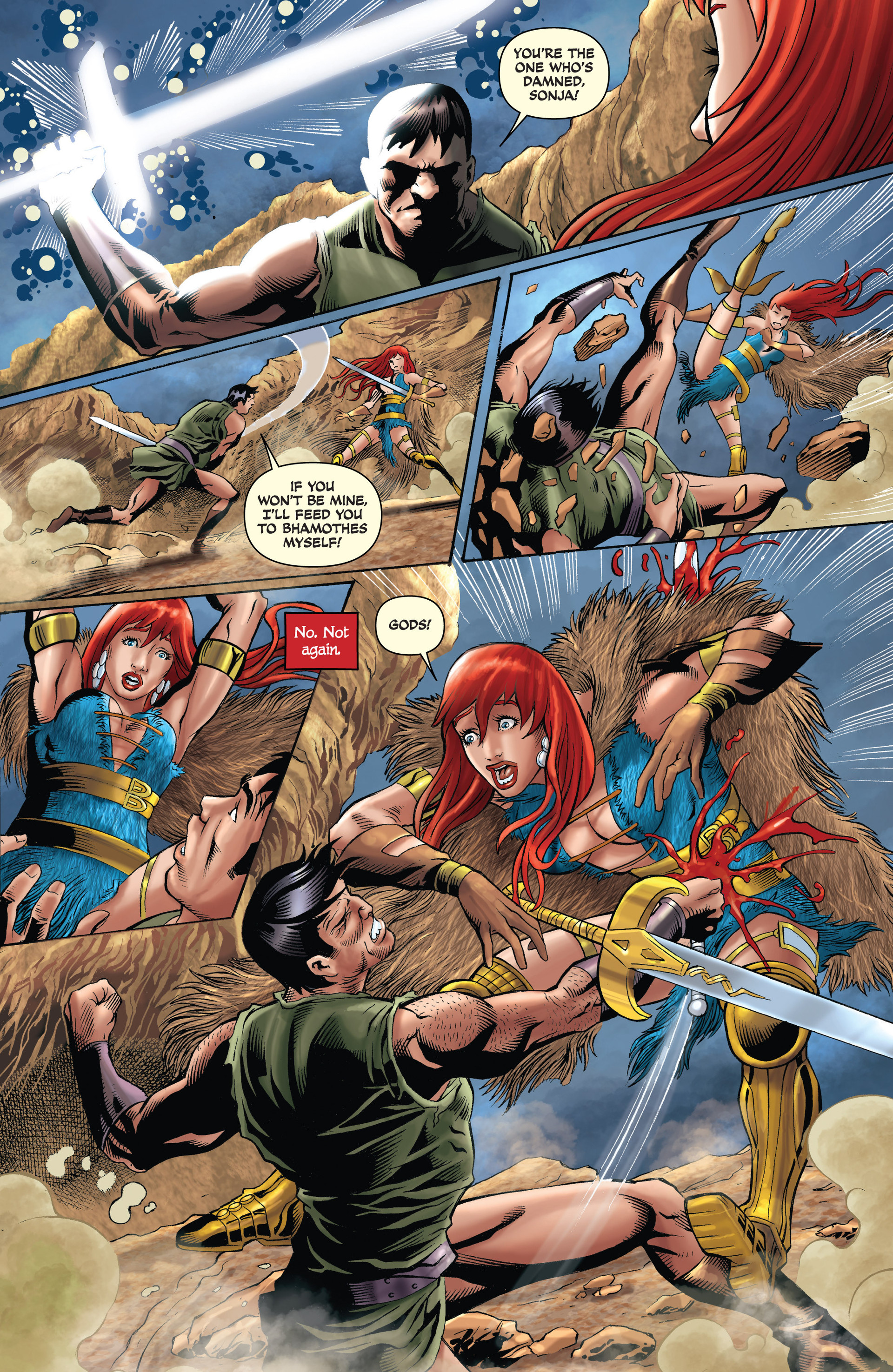 Read online Red Sonja: Unchained comic -  Issue #4 - 16