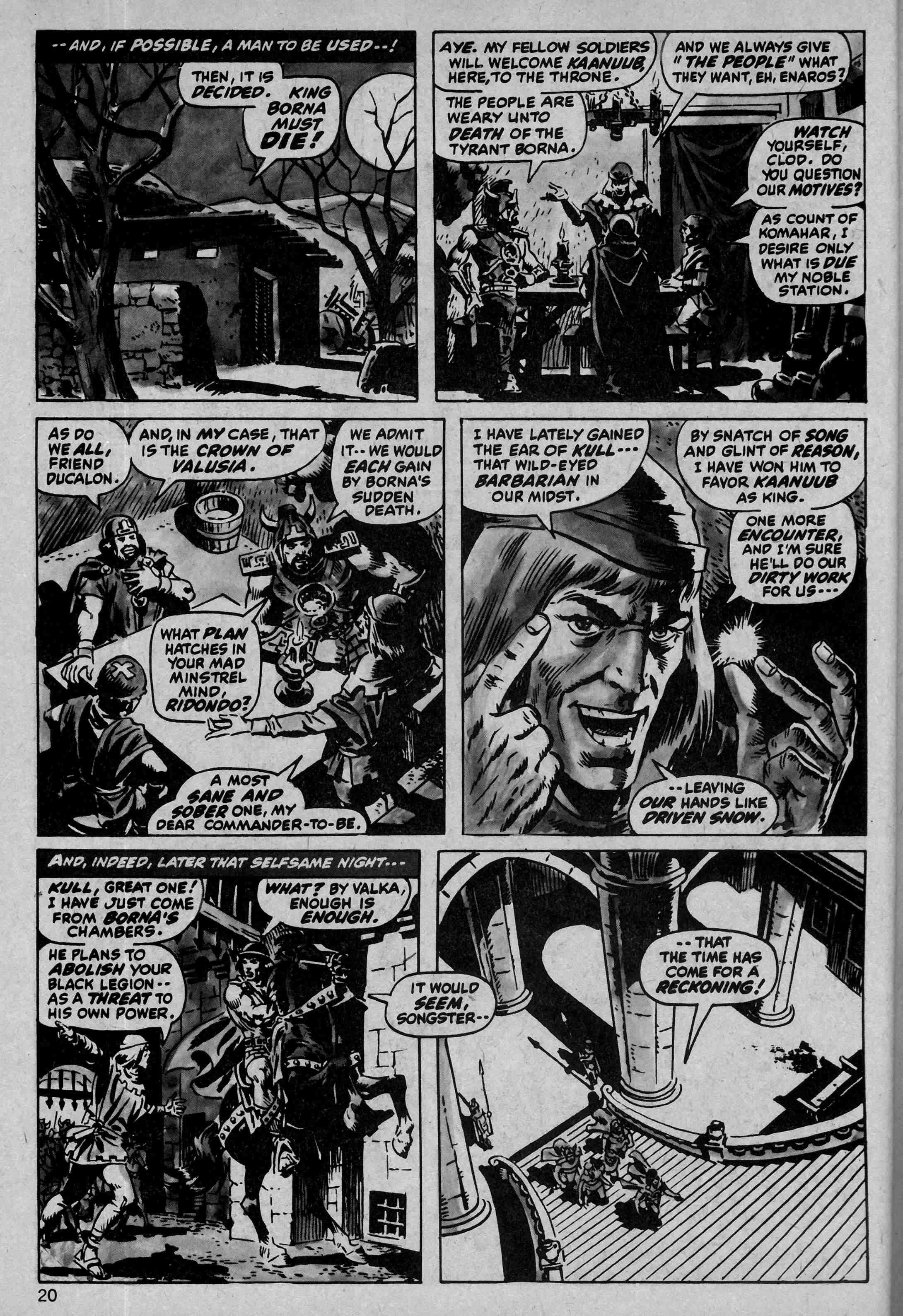 Read online Kull and the Barbarians comic -  Issue #1 - 20