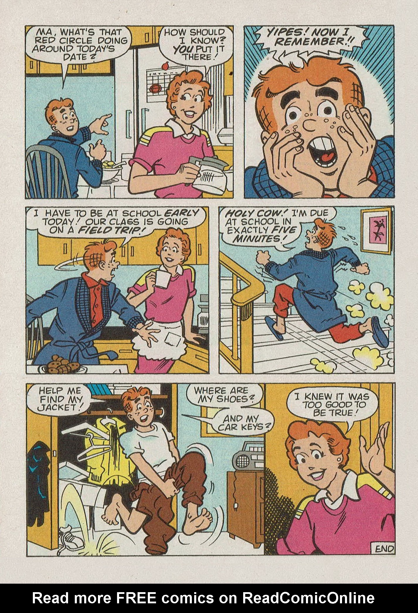 Read online Archie's Double Digest Magazine comic -  Issue #165 - 130