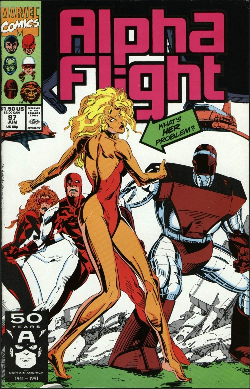 Read online Alpha Flight (1983) comic -  Issue #97 - 1