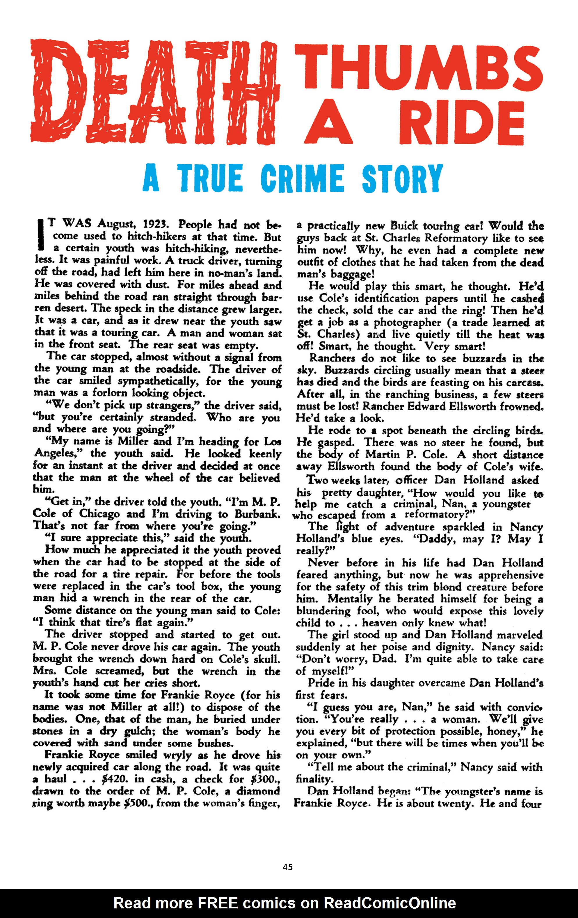 Read online Crime Does Not Pay Archives comic -  Issue # TPB 9 (Part 1) - 47