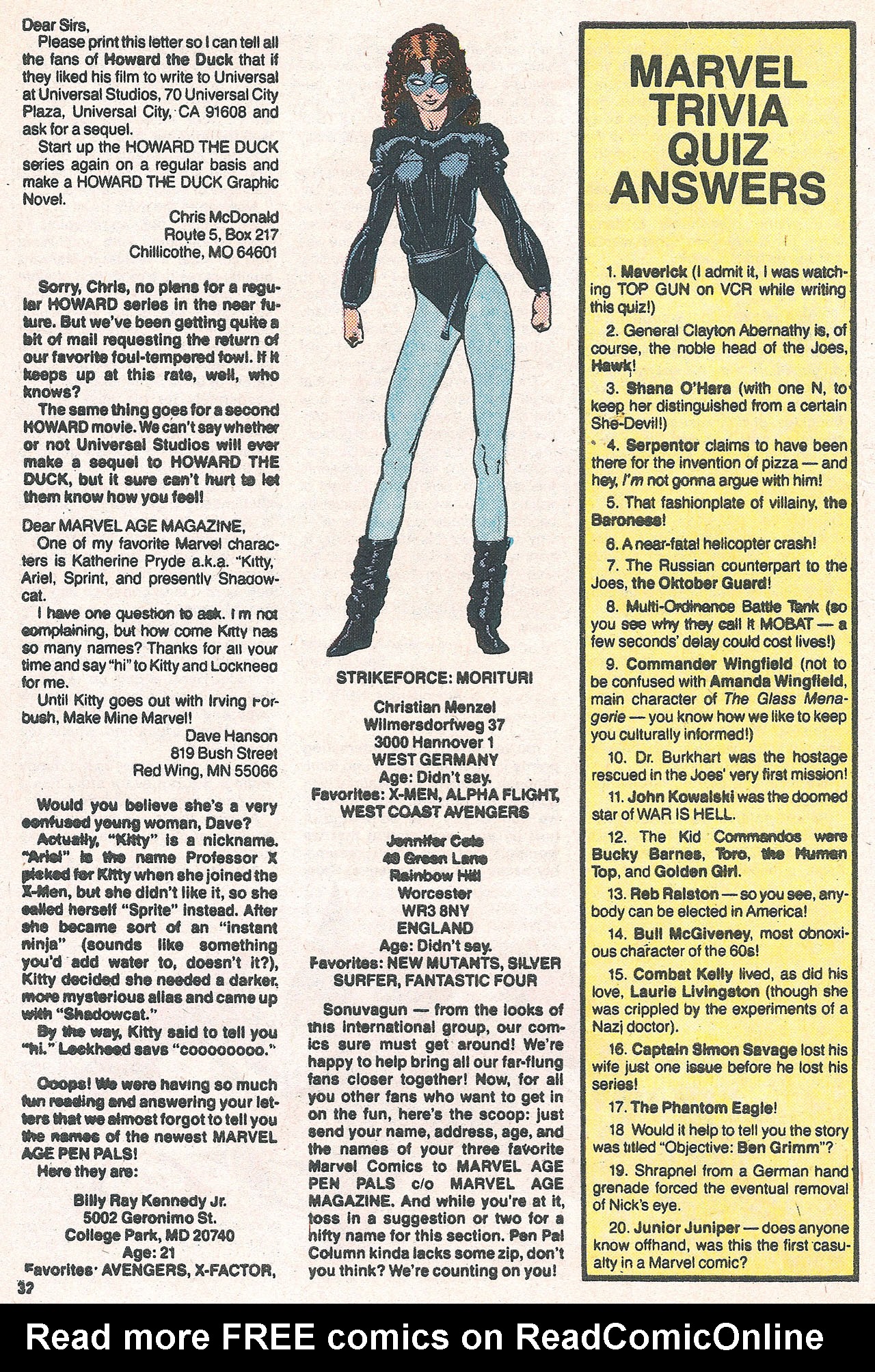 Read online Marvel Age comic -  Issue #56 - 32