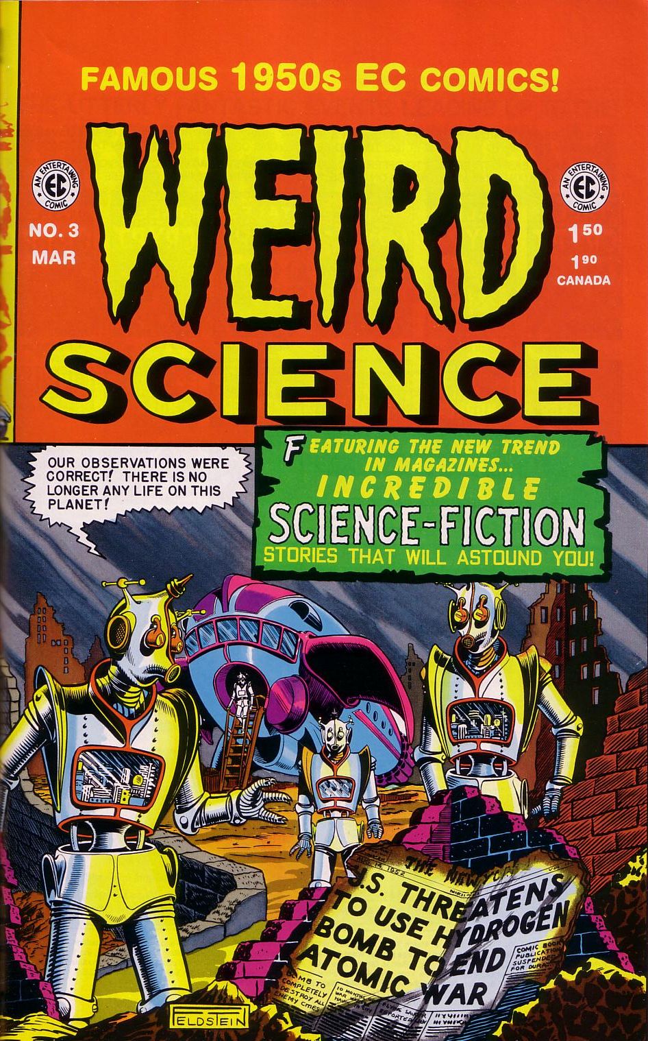 Read online Weird Science comic -  Issue #3 - 1