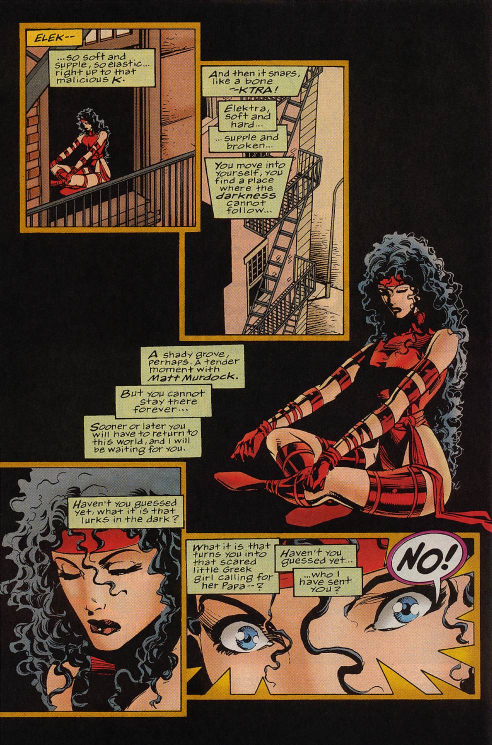 Read online Elektra (1996) comic -  Issue #1 - Afraid of the Dark - 21